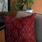 FLORAL JAAL AND STRIPE CUSHION