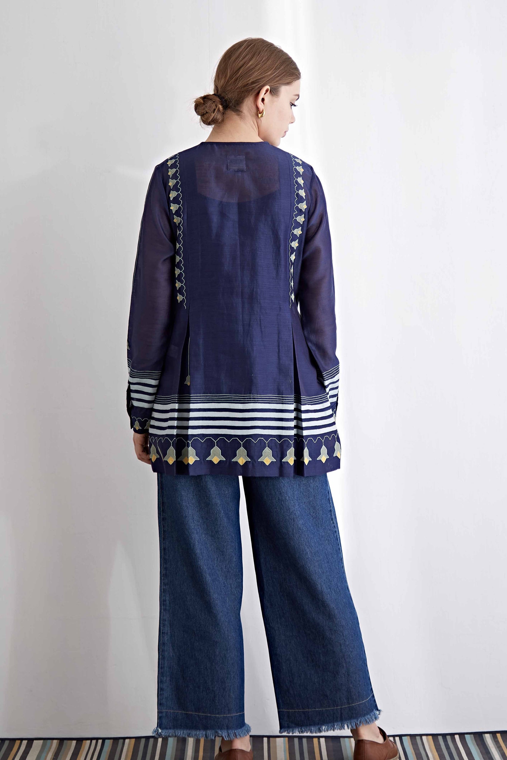 DOUBLE PLEATED SHIRT