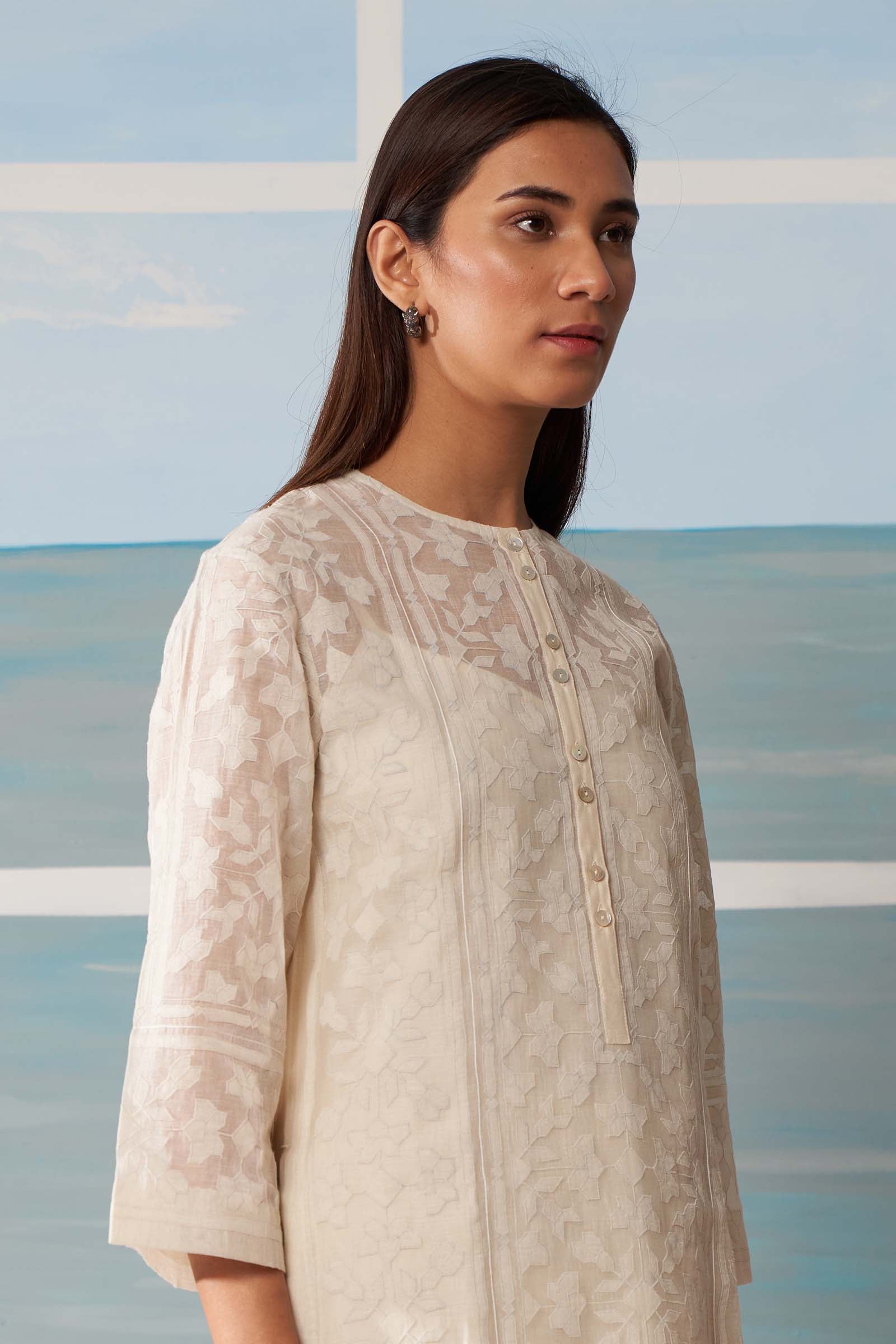 TONAL STRAIGHT KAMEEZ