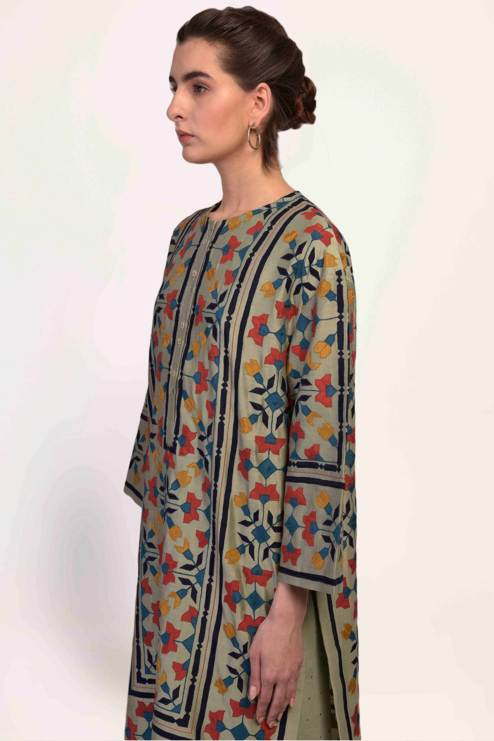 DROP SHOULDER KAMEEZ