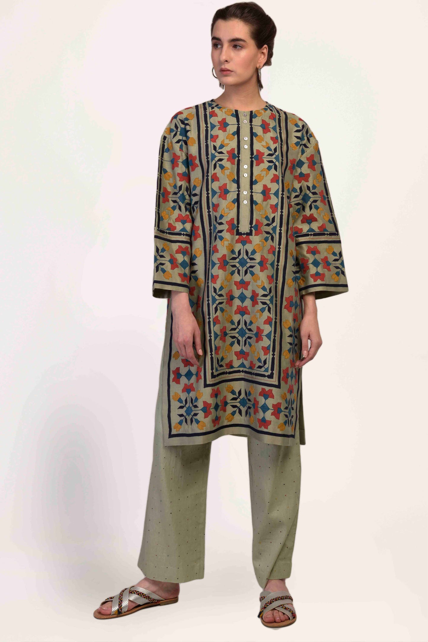 DROP SHOULDER KAMEEZ