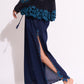 NEEL HIGH SLIT CUTWORK PANT