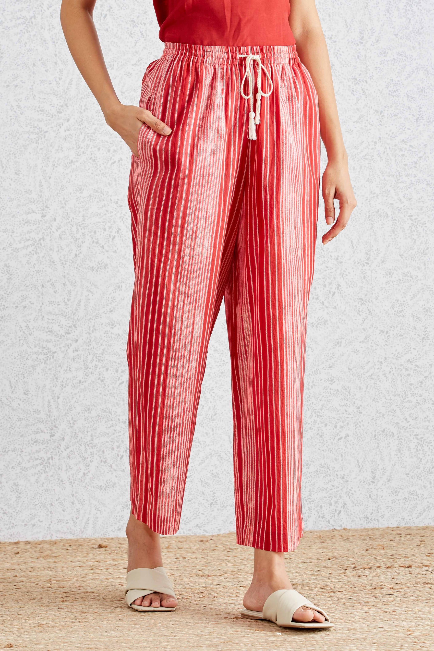 SHIBORI STRIPE PANTS