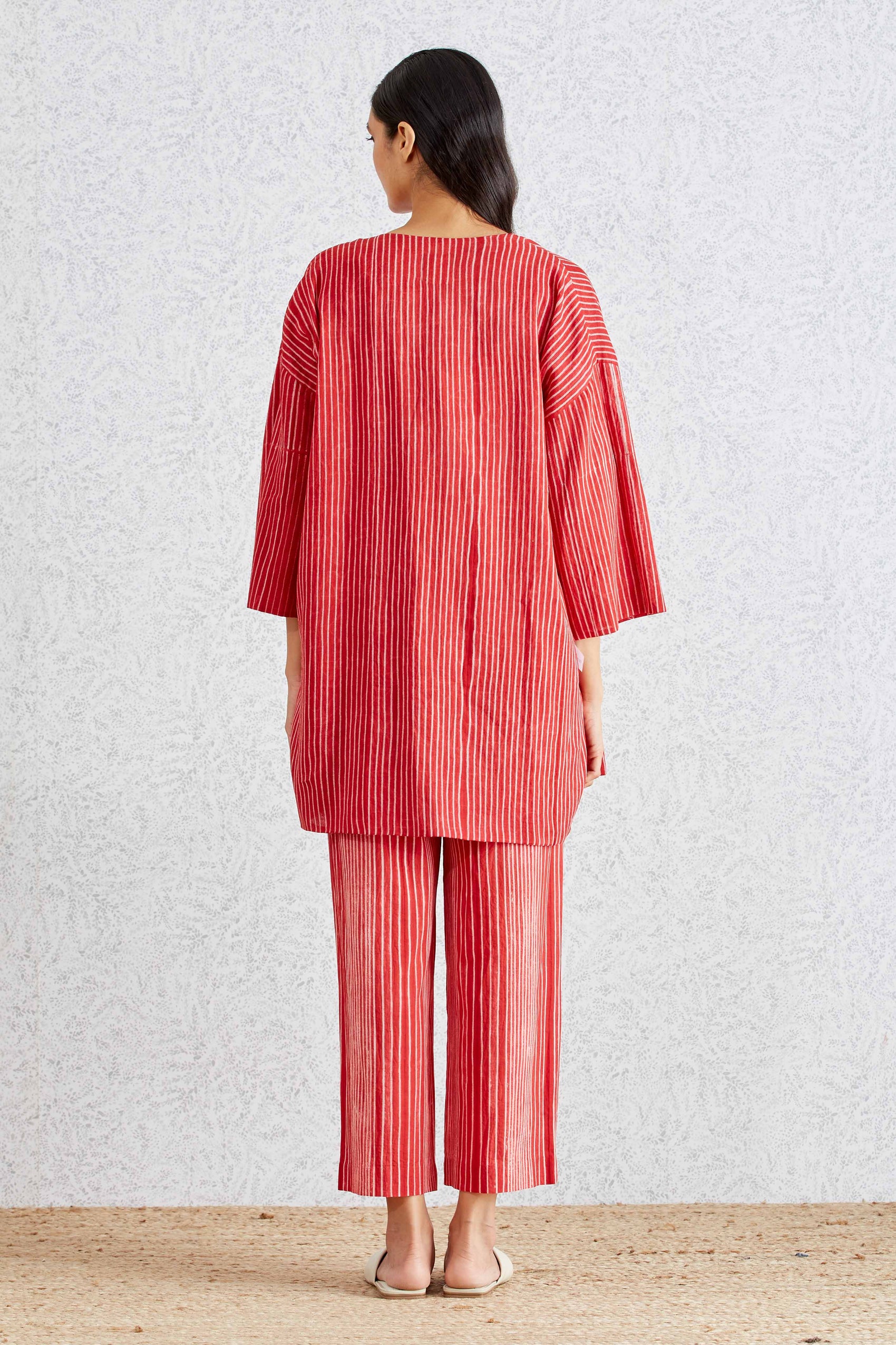 SHIBORI FALL COLLAR JACKET