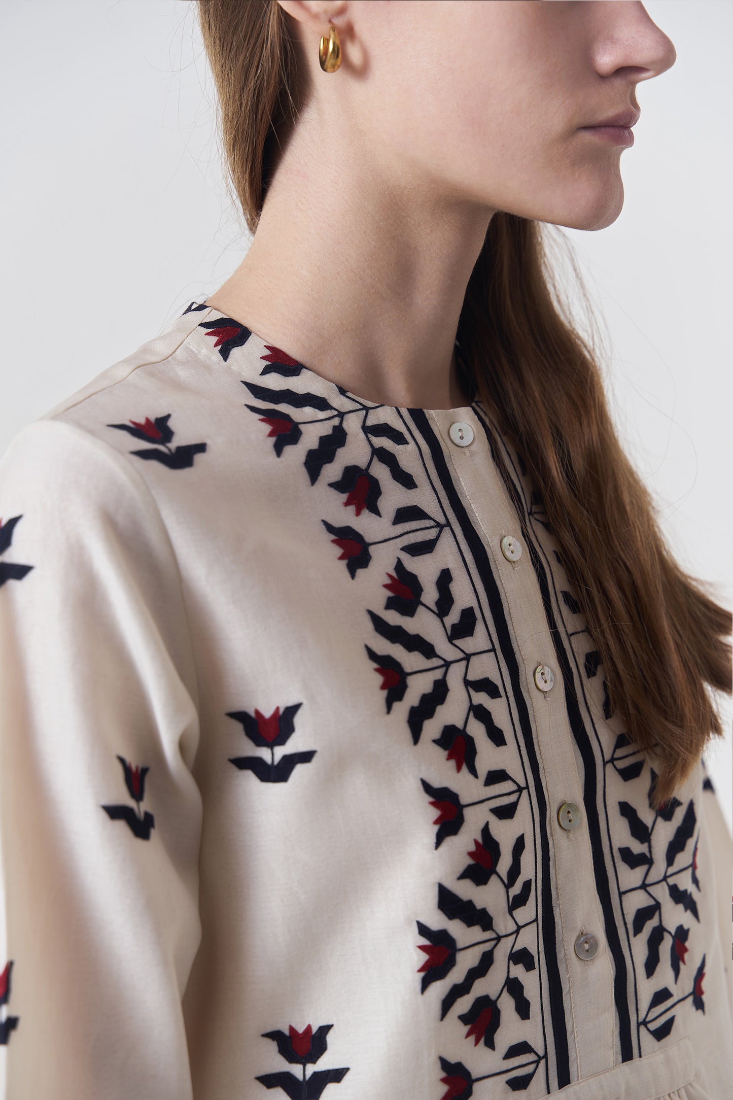 CENTRE SLASH GATHER DRESS