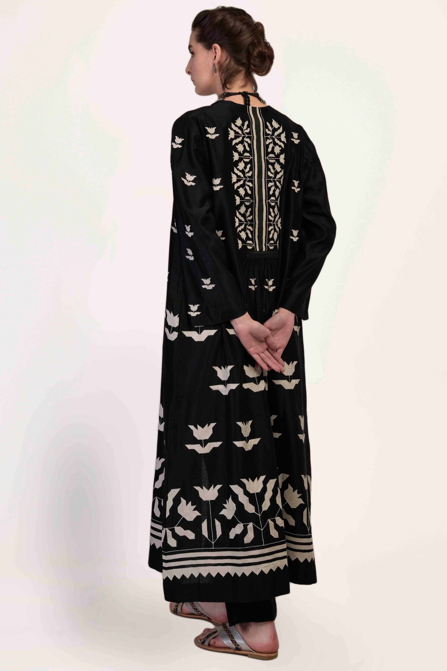 CENTER SLASH GATHER JACKET