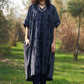 SHIBORI PLEATED KAFTAN
