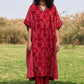 SHIBORI PLEATED KAFTAN