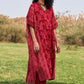 SHIBORI PLEATED KAFTAN