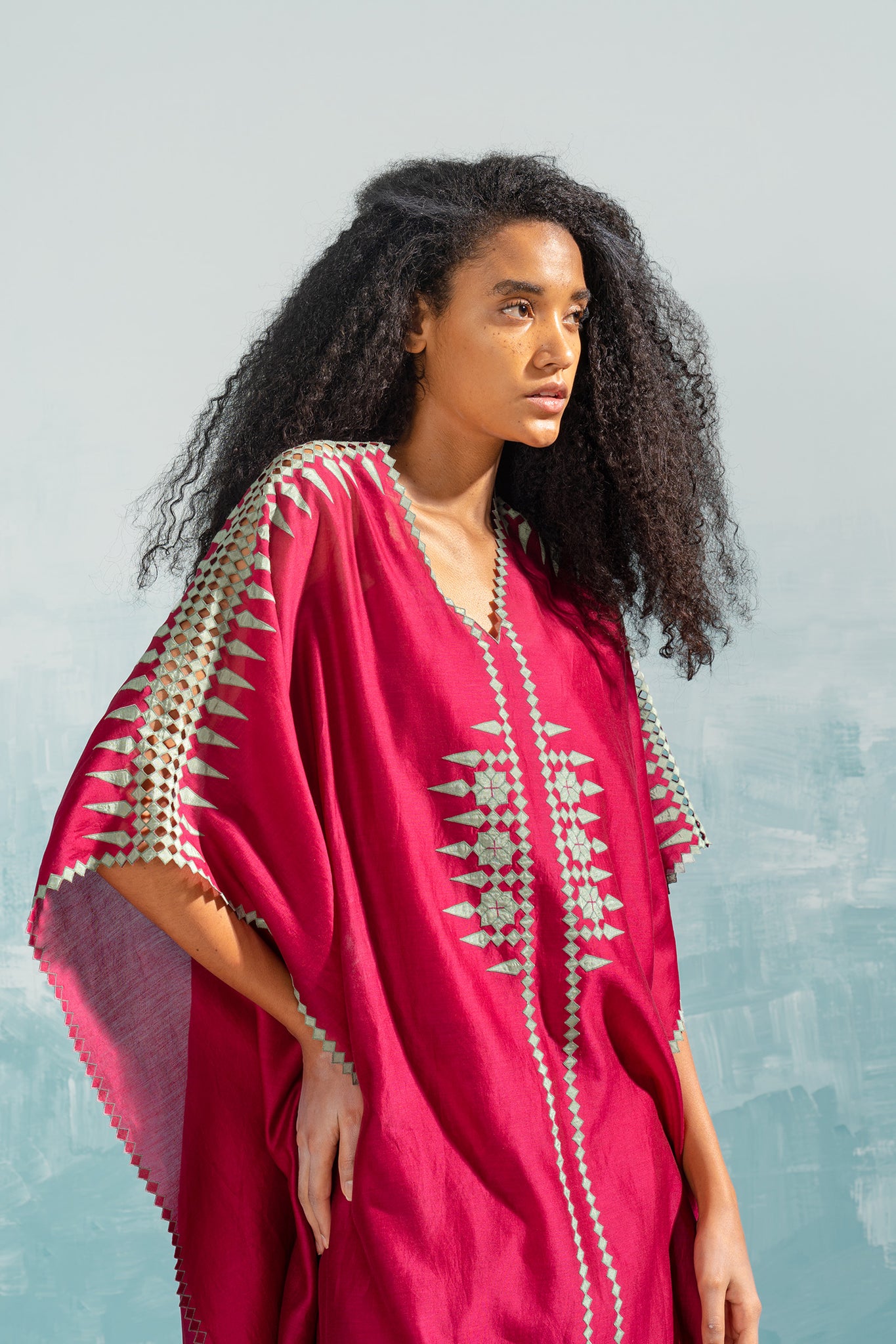 NILE CUTWORK KAFTAN SET