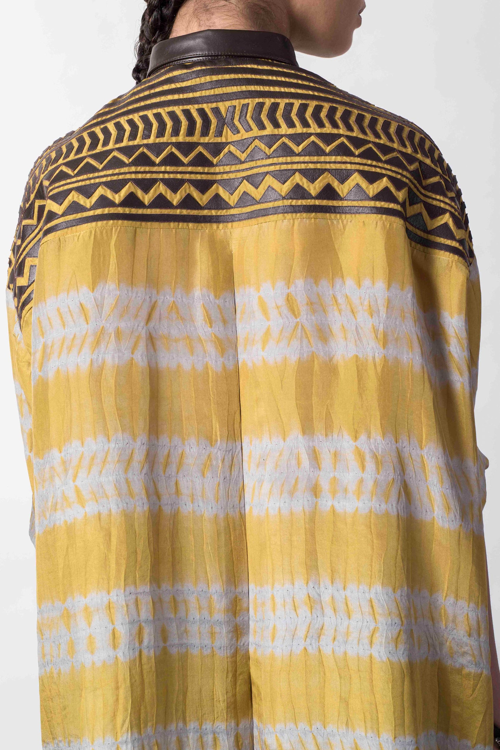 SHIBORI LAPLQ BOX SHIRT