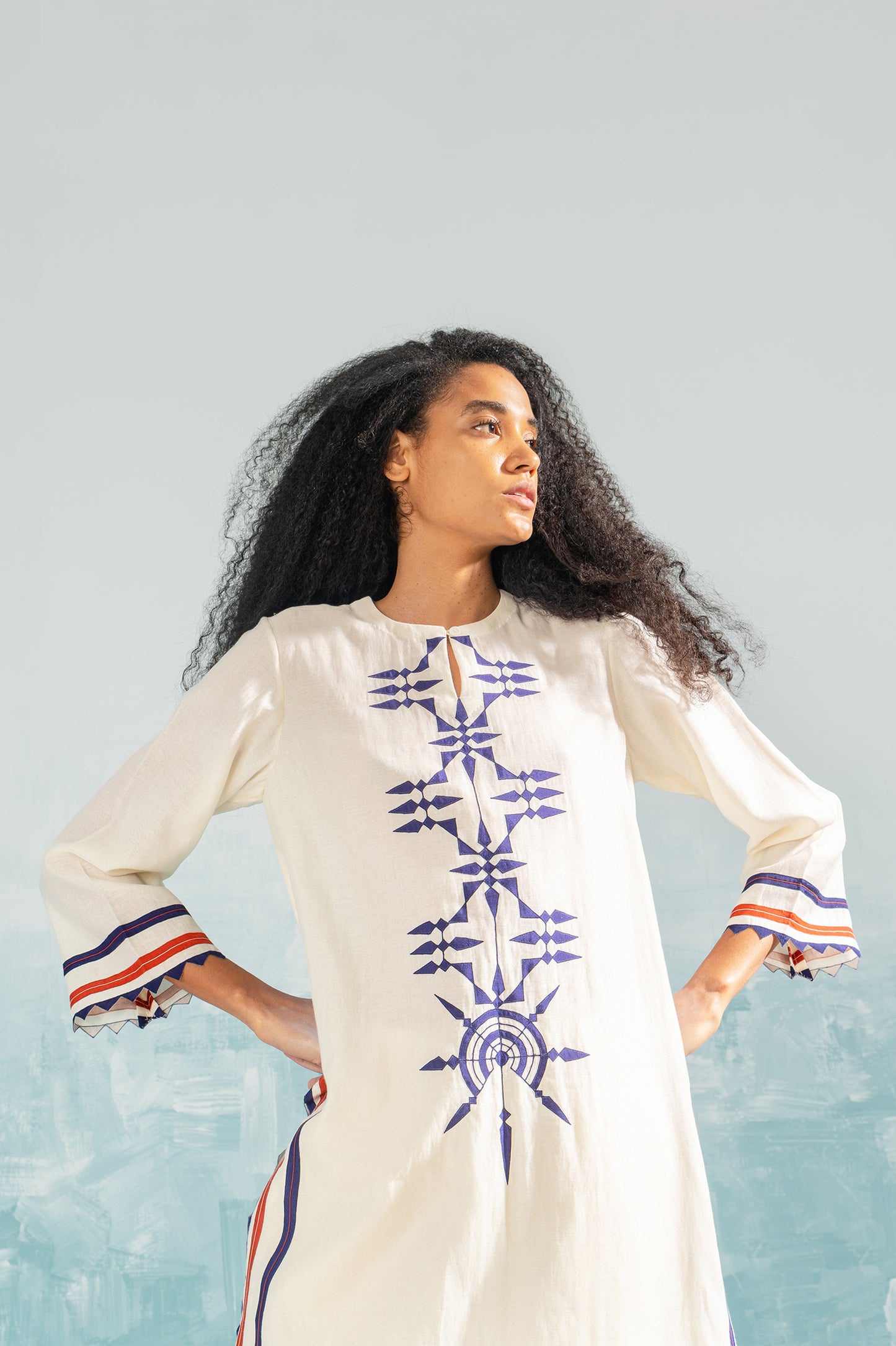 NILE MILD A-LINE KAMEEZ