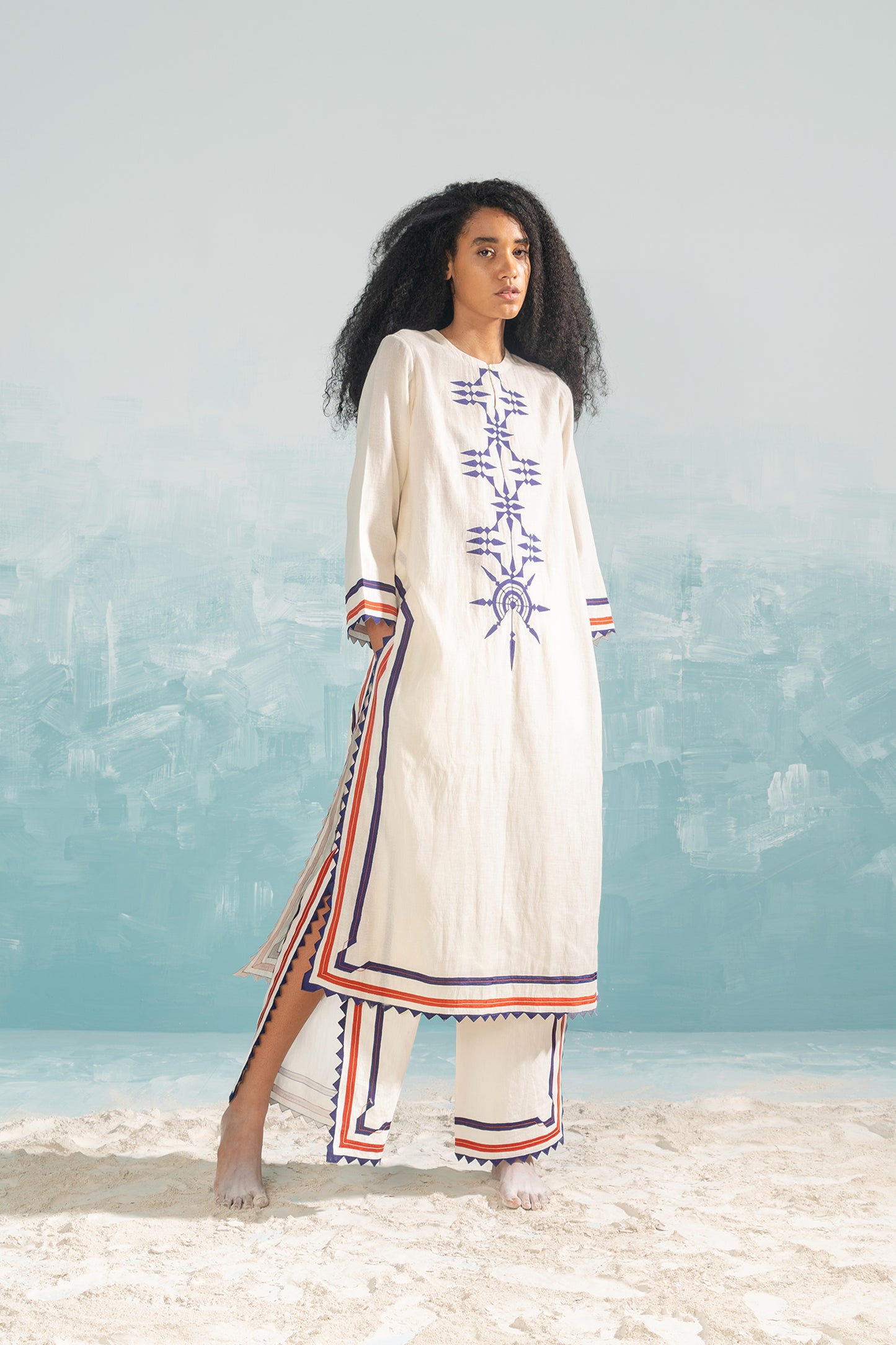NILE MILD A-LINE KAMEEZ
