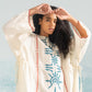 NILE TRIBAL APPLIQUE' KAFTAN DRESS