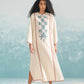 NILE TRIBAL APPLIQUE' KAFTAN DRESS