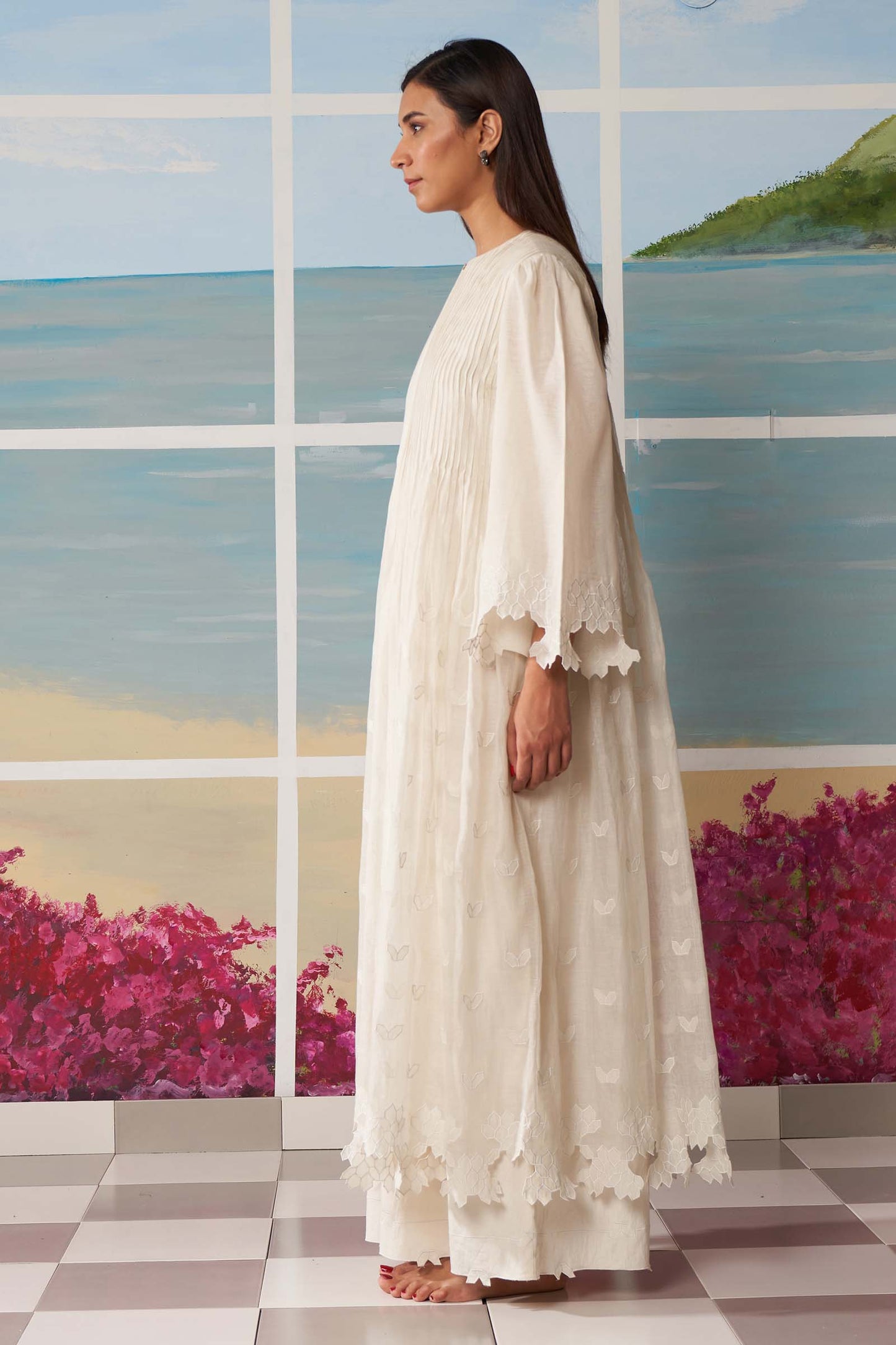 SUPER PLEATED DRESS