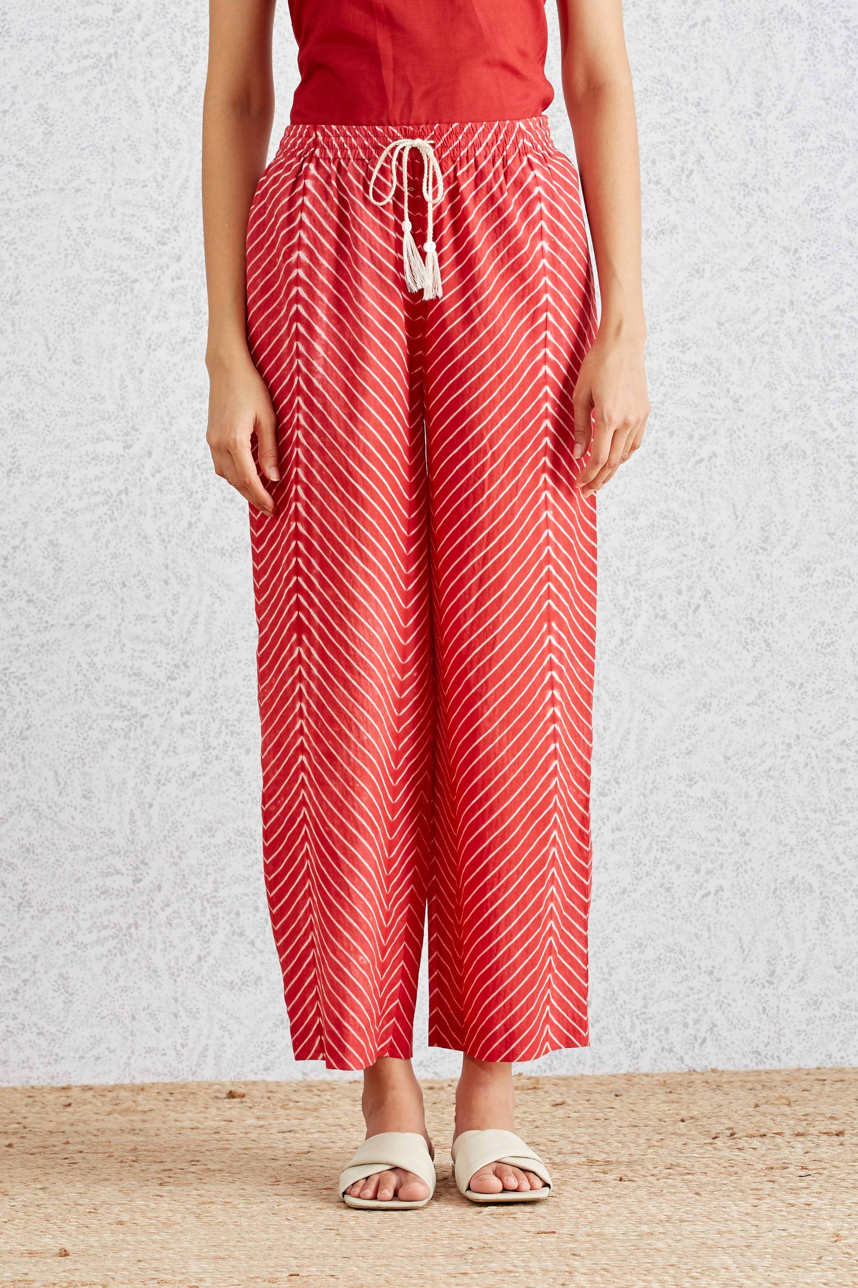 SHIBORI STRIPE PANTS
