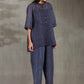 SHIBORI BACK PLEATED SHIRT