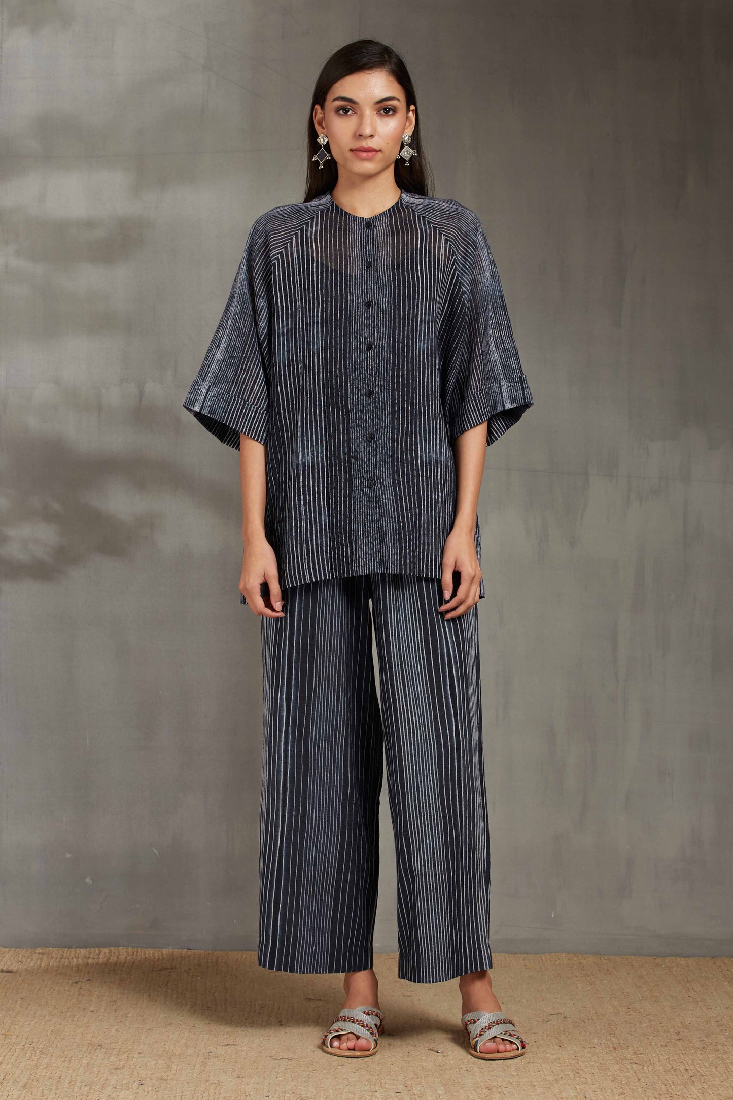 SHIBORI RAGLAN SHIRT