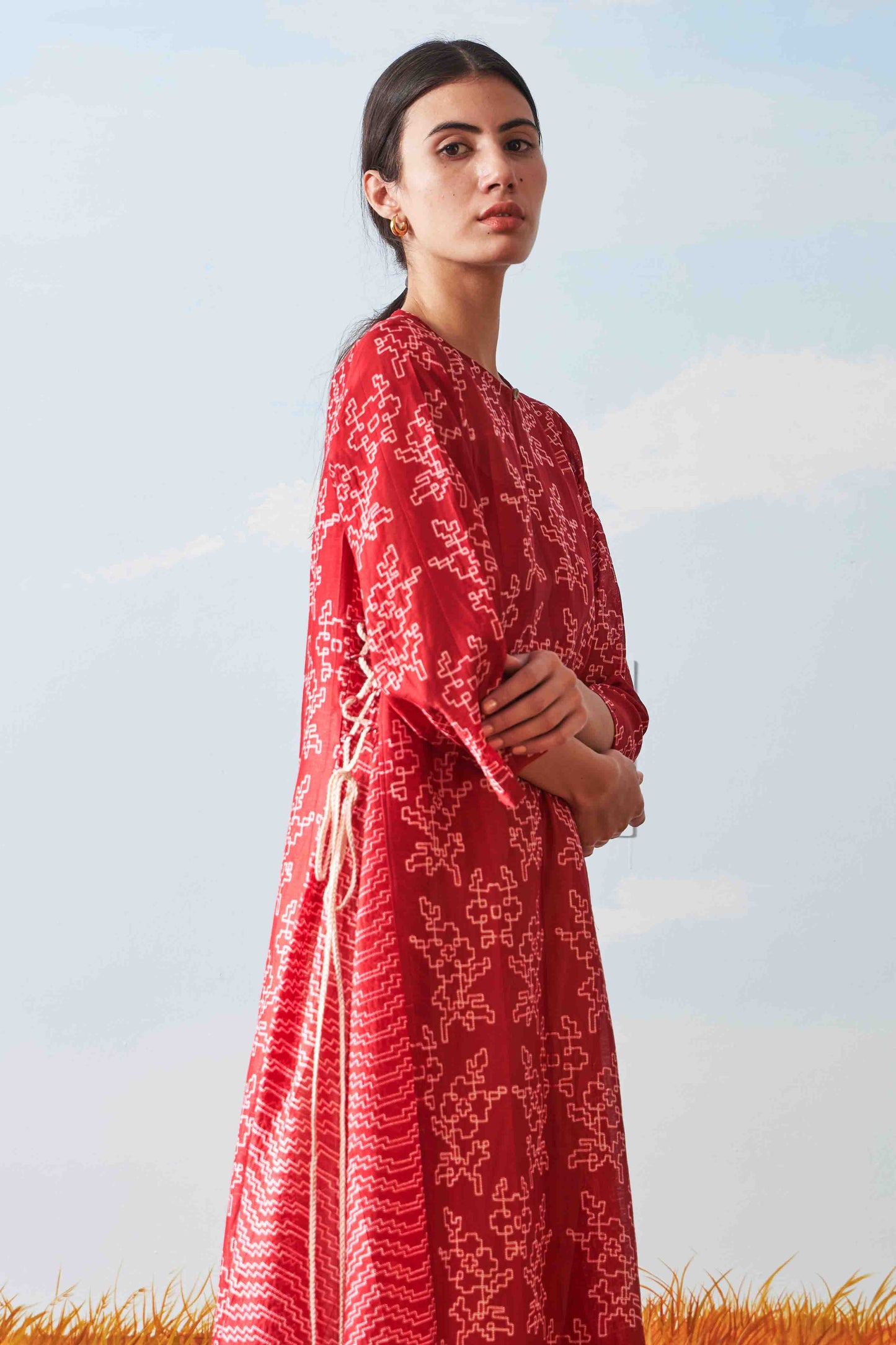 SHIBORI ALINE KAMEEZ
