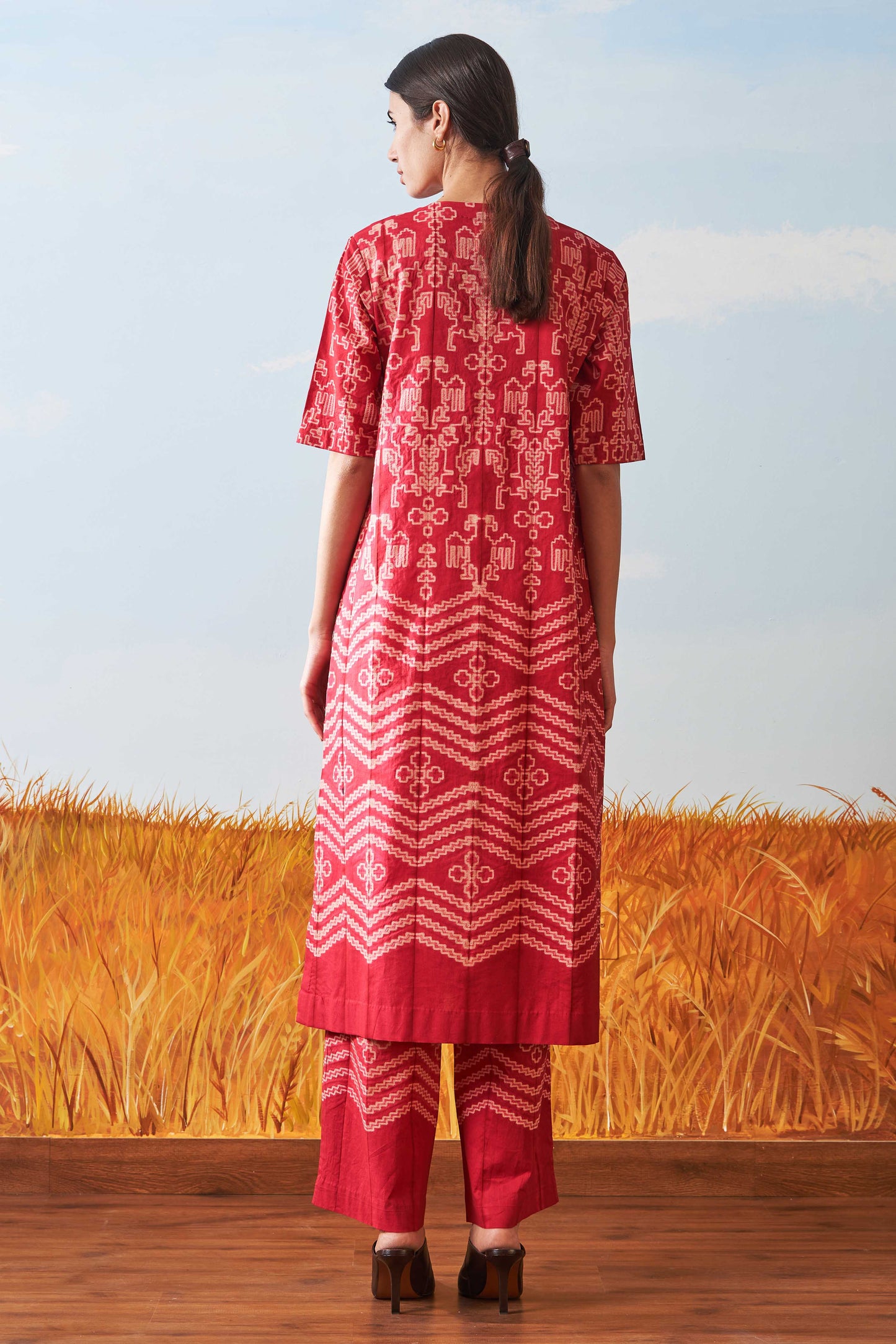 SHIBORI MILD A-LINE KAMEEZ