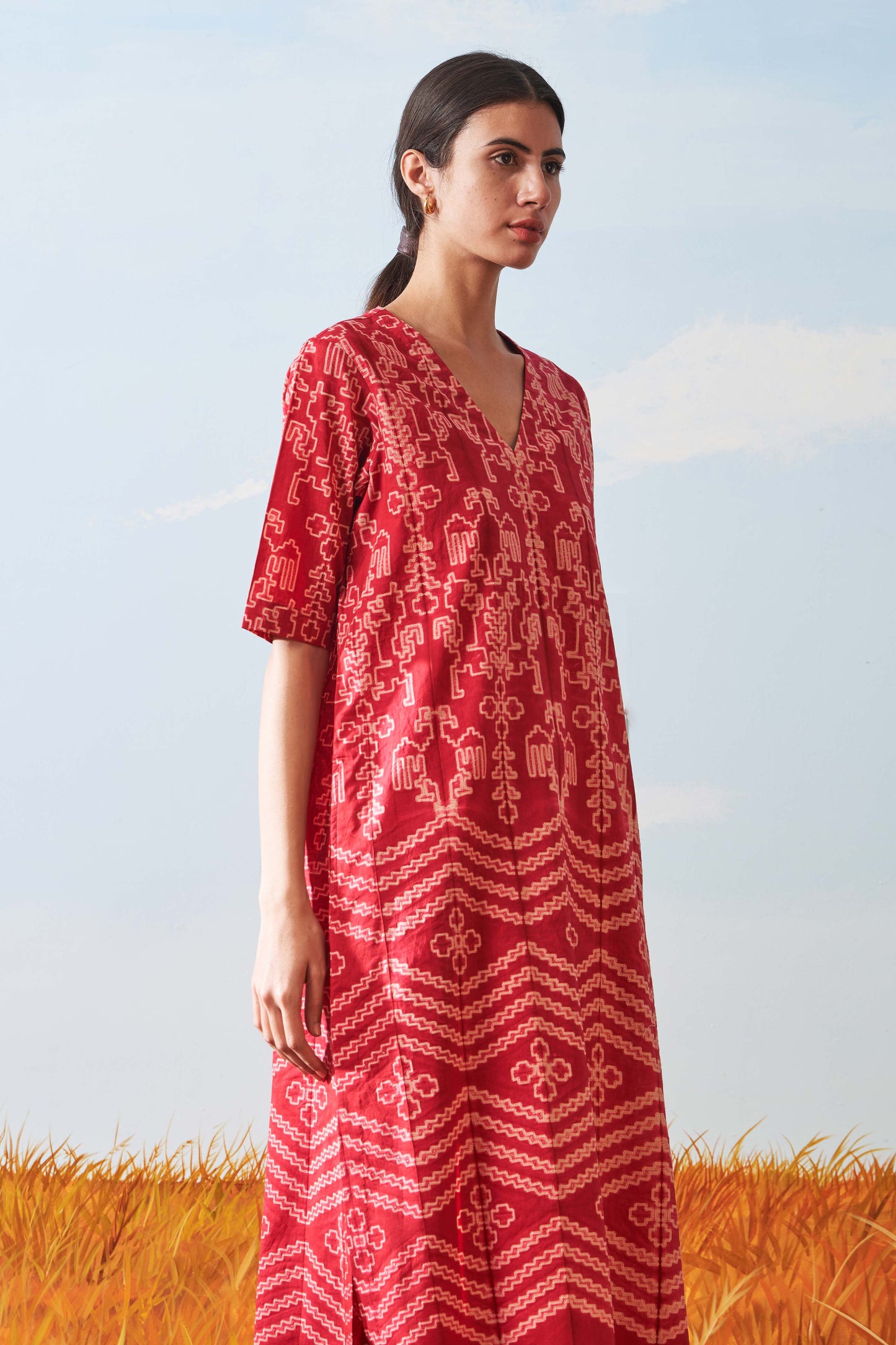 SHIBORI MILD A-LINE KAMEEZ