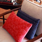 SHIBORI CHEVRON NAVY CUSHION