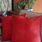 SHIBORI CHEVRON AND FLORAL CUSHION