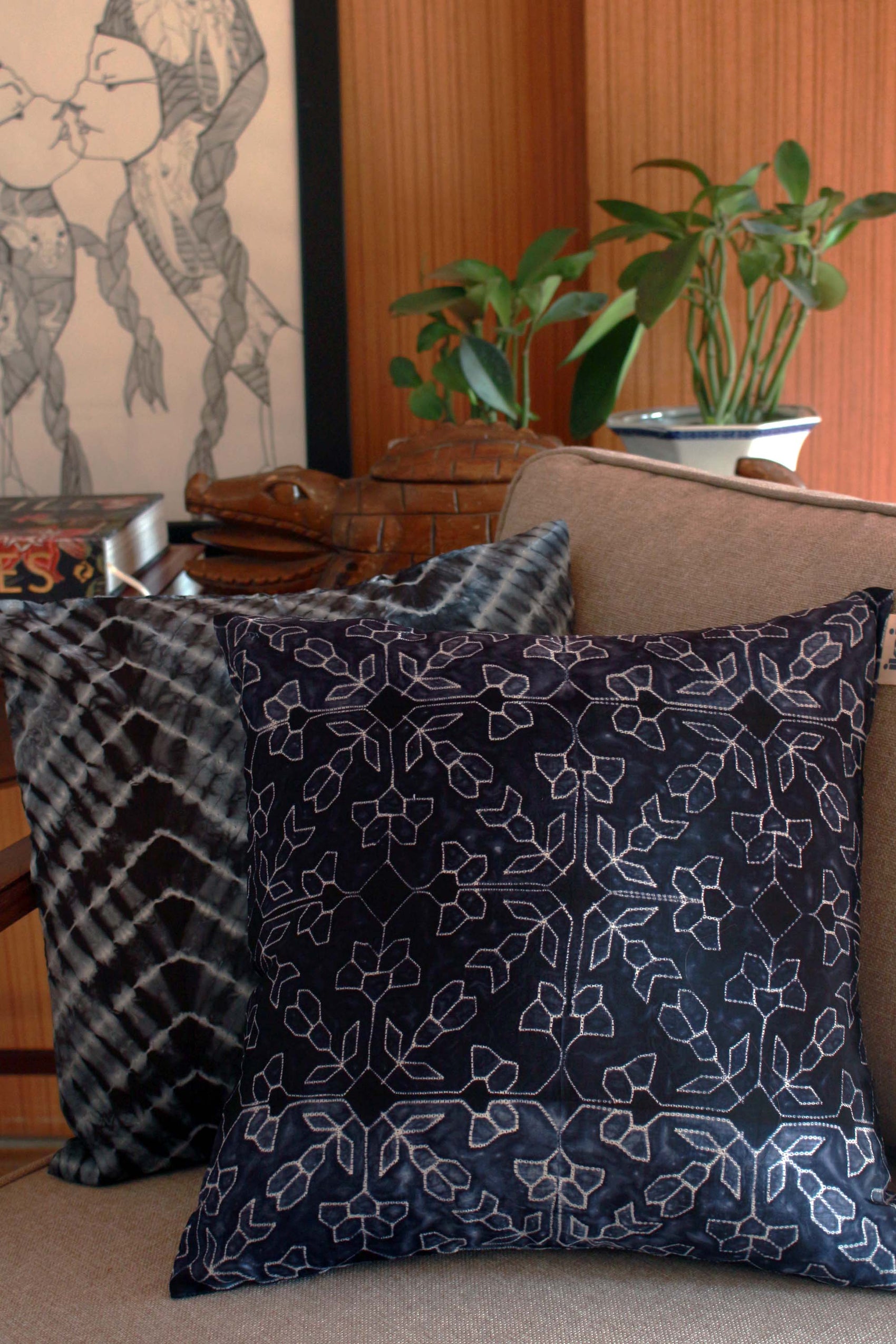 SHIBORI JAAL CUSHION