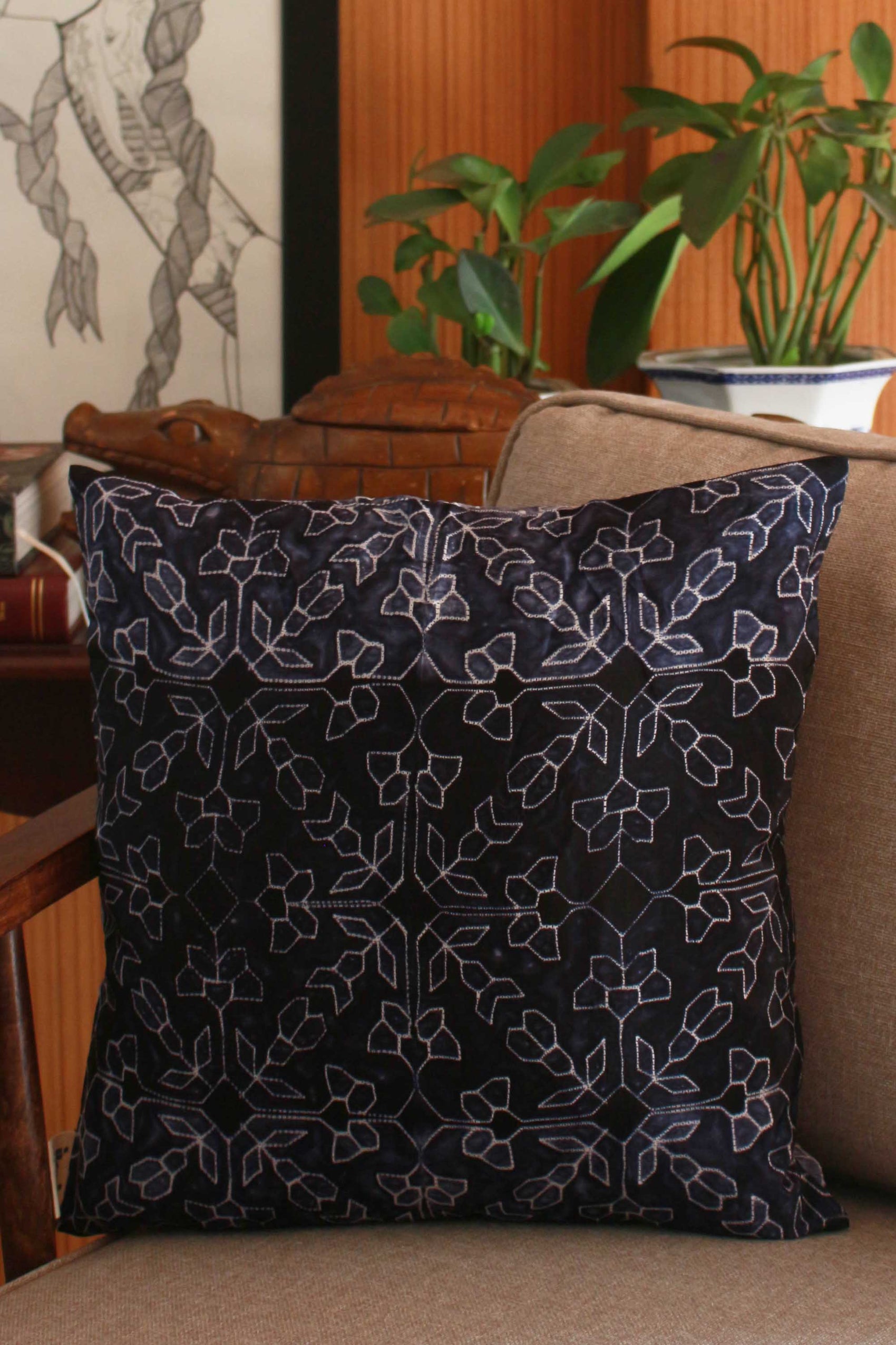 SHIBORI JAAL CUSHION