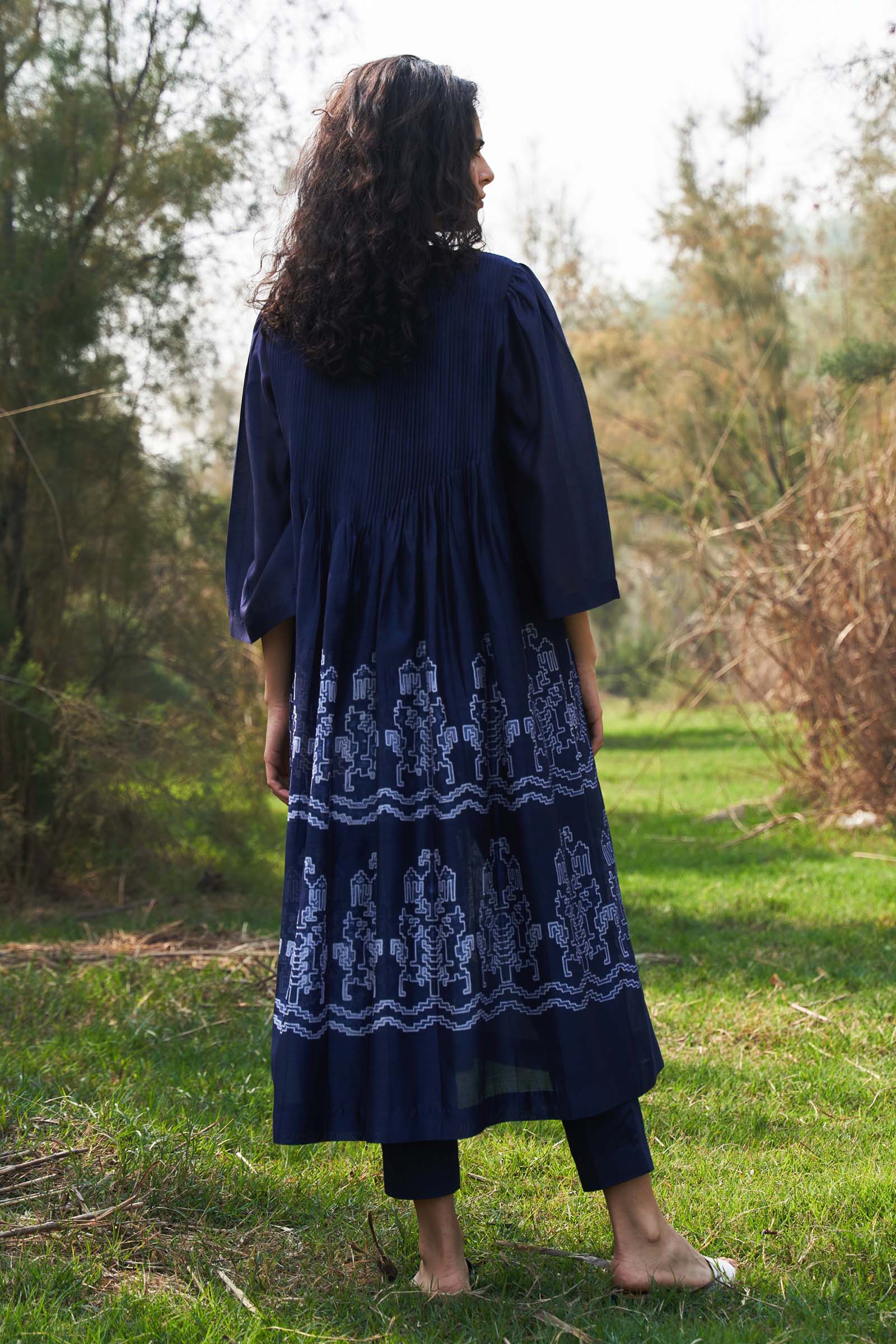 SHIBORI SUPER PLEATED DRESS
