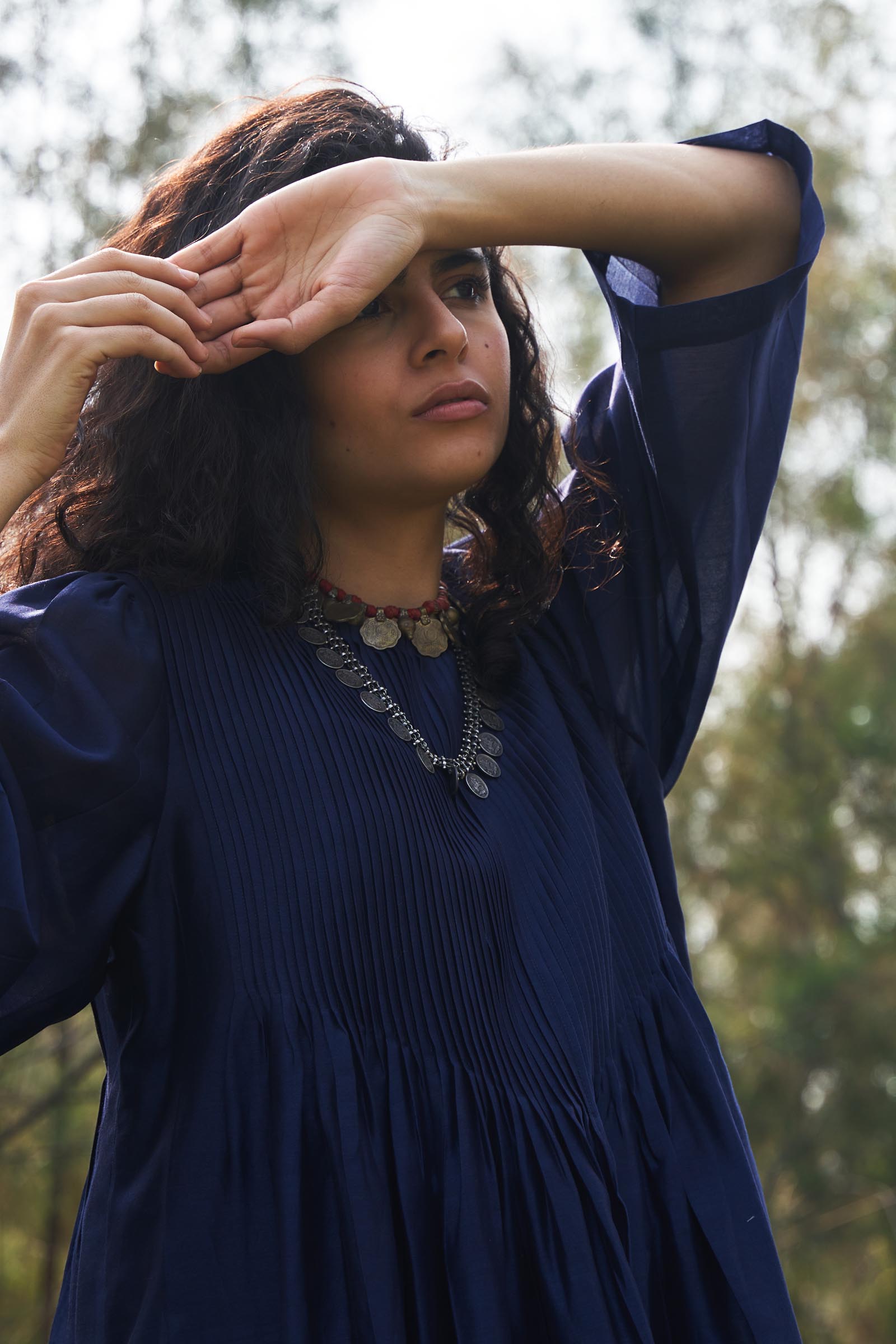 SHIBORI SUPER PLEATED DRESS