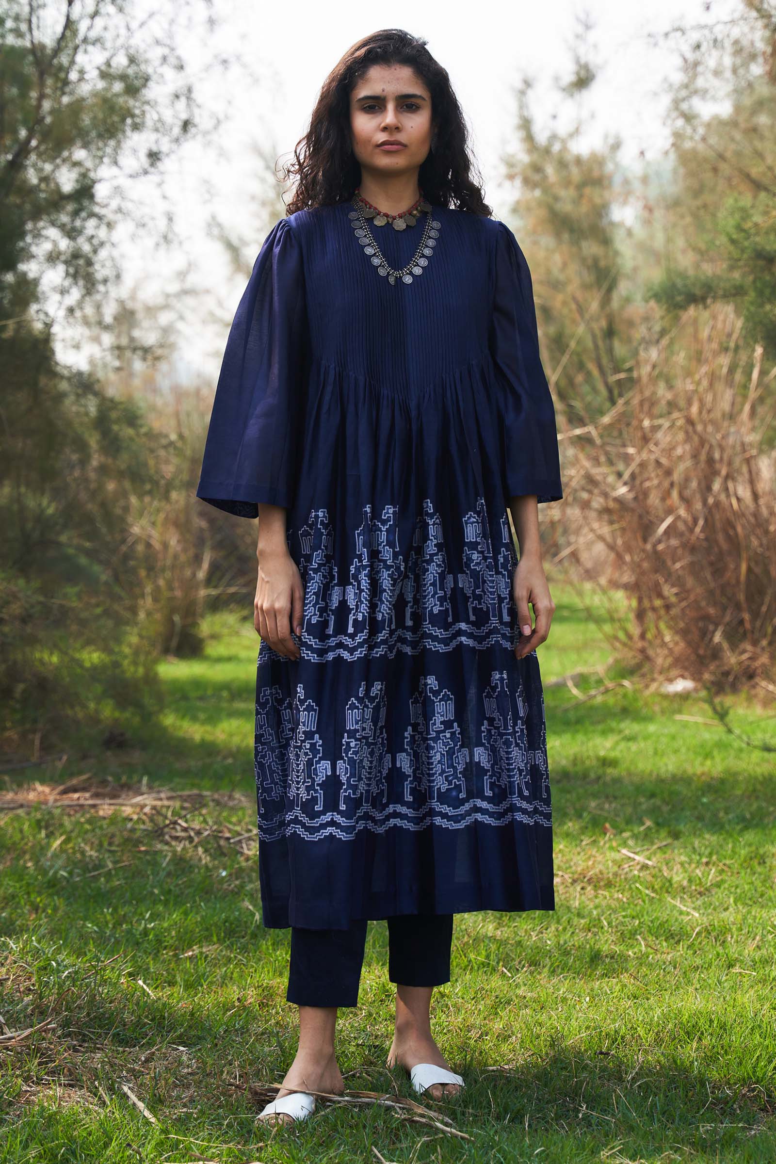 SHIBORI SUPER PLEATED DRESS