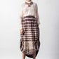SHIBORI ROLL-UP SKIRT