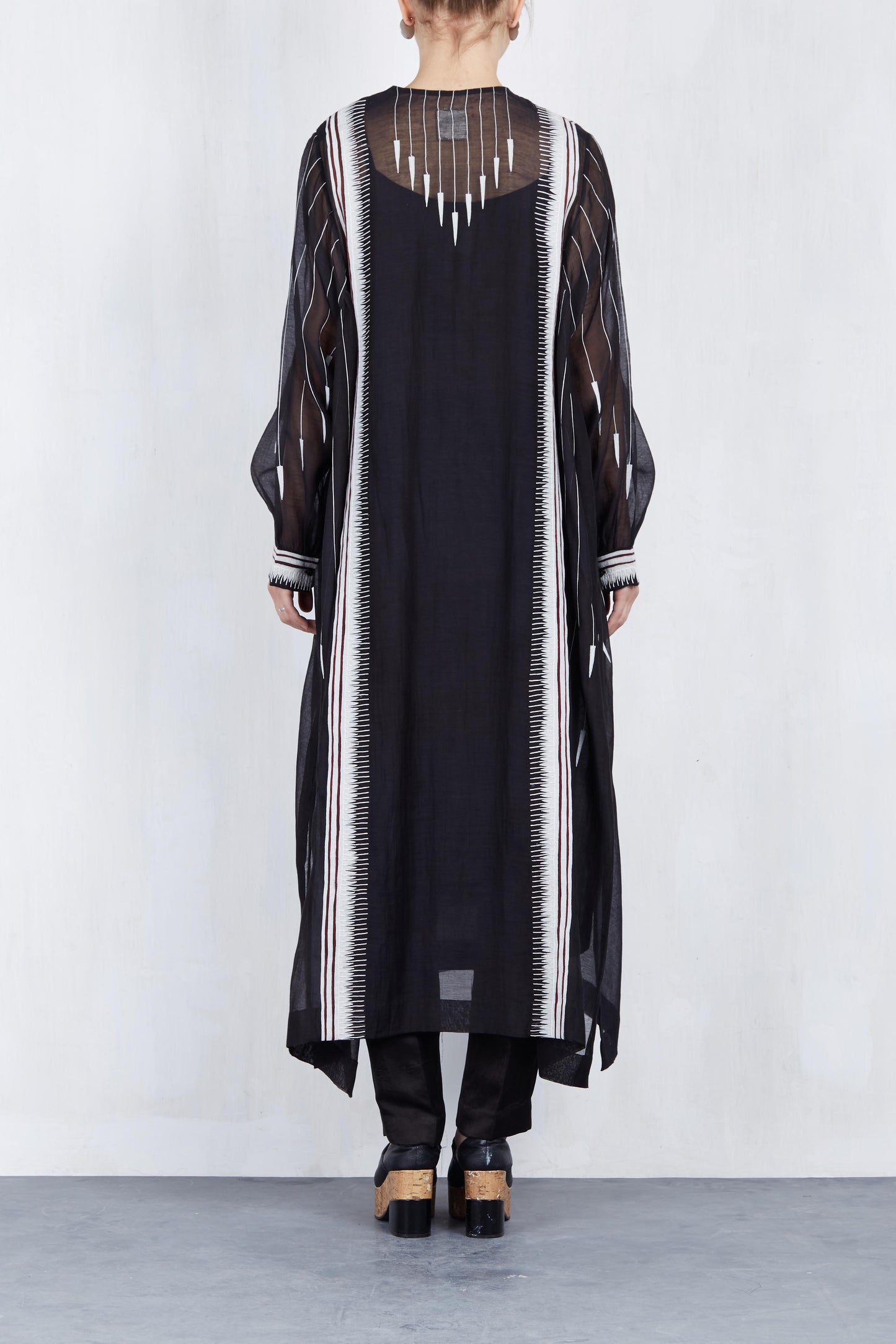 SIDE GATHER KAFTAN