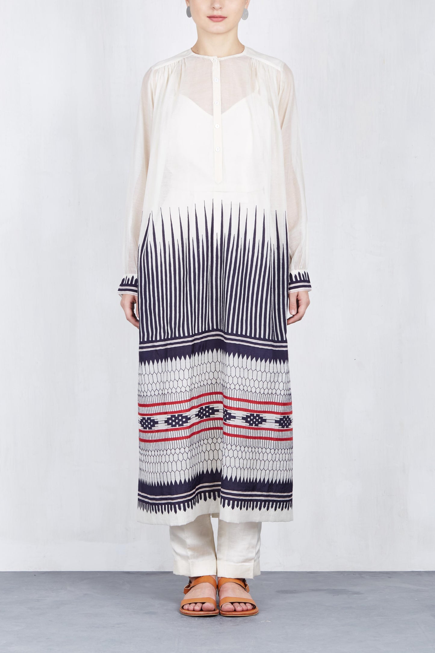 SHOULDER AND YOKE GATHER KAMEEZ