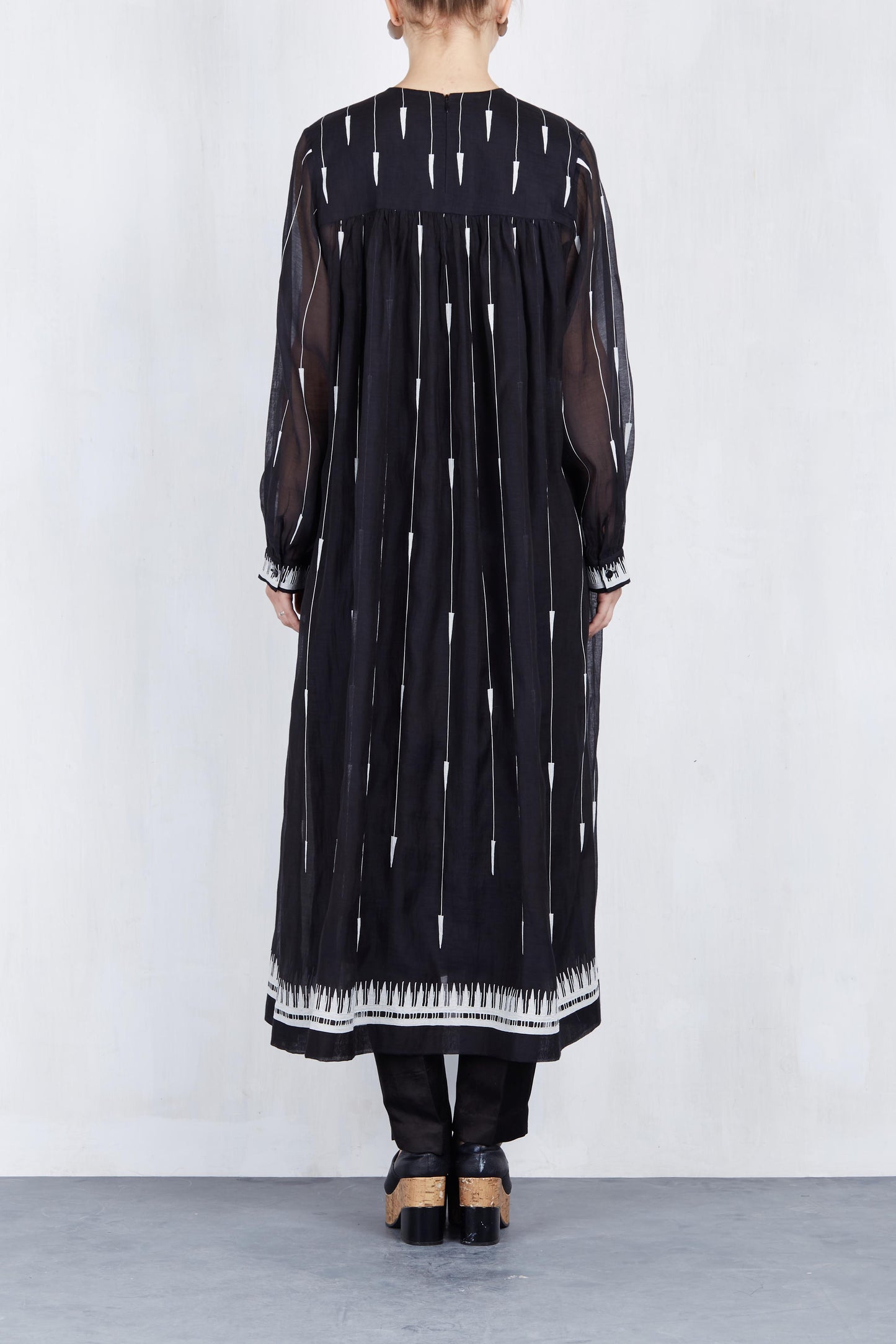 SHOULDER AND YOKE GATHER KAMEEZ