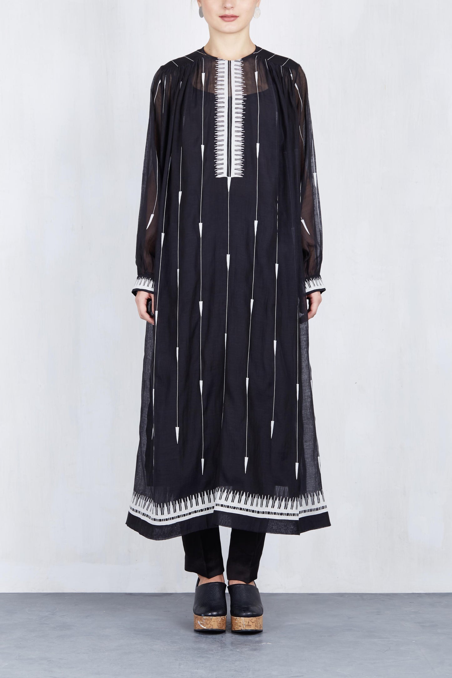 SHOULDER AND YOKE GATHER KAMEEZ