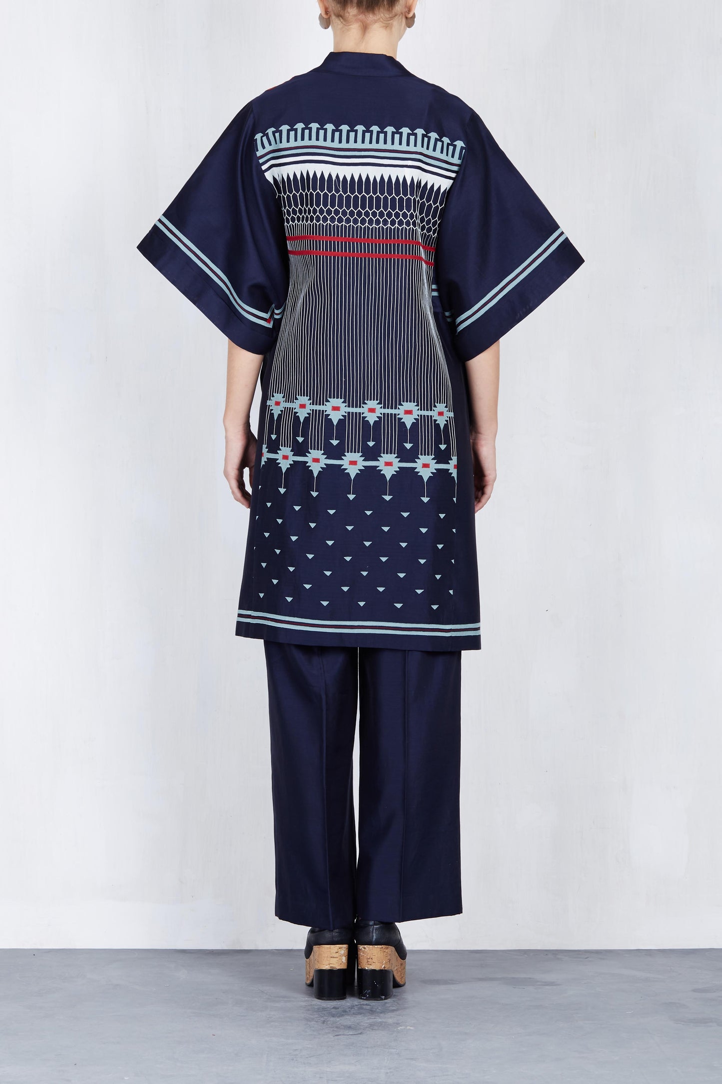 WRAP KAFTAN JACKET SET