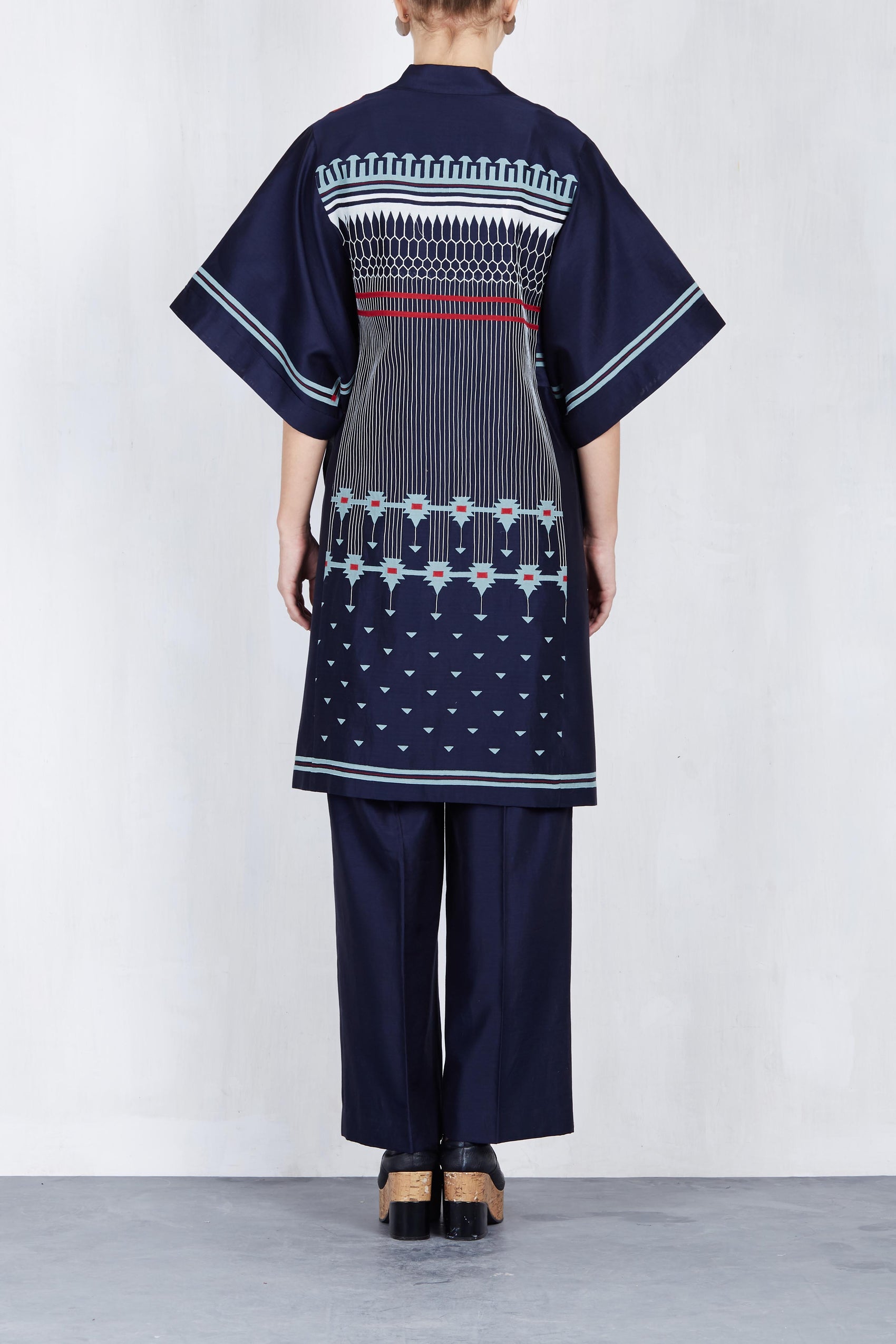 WRAP KAFTAN JACKET SET