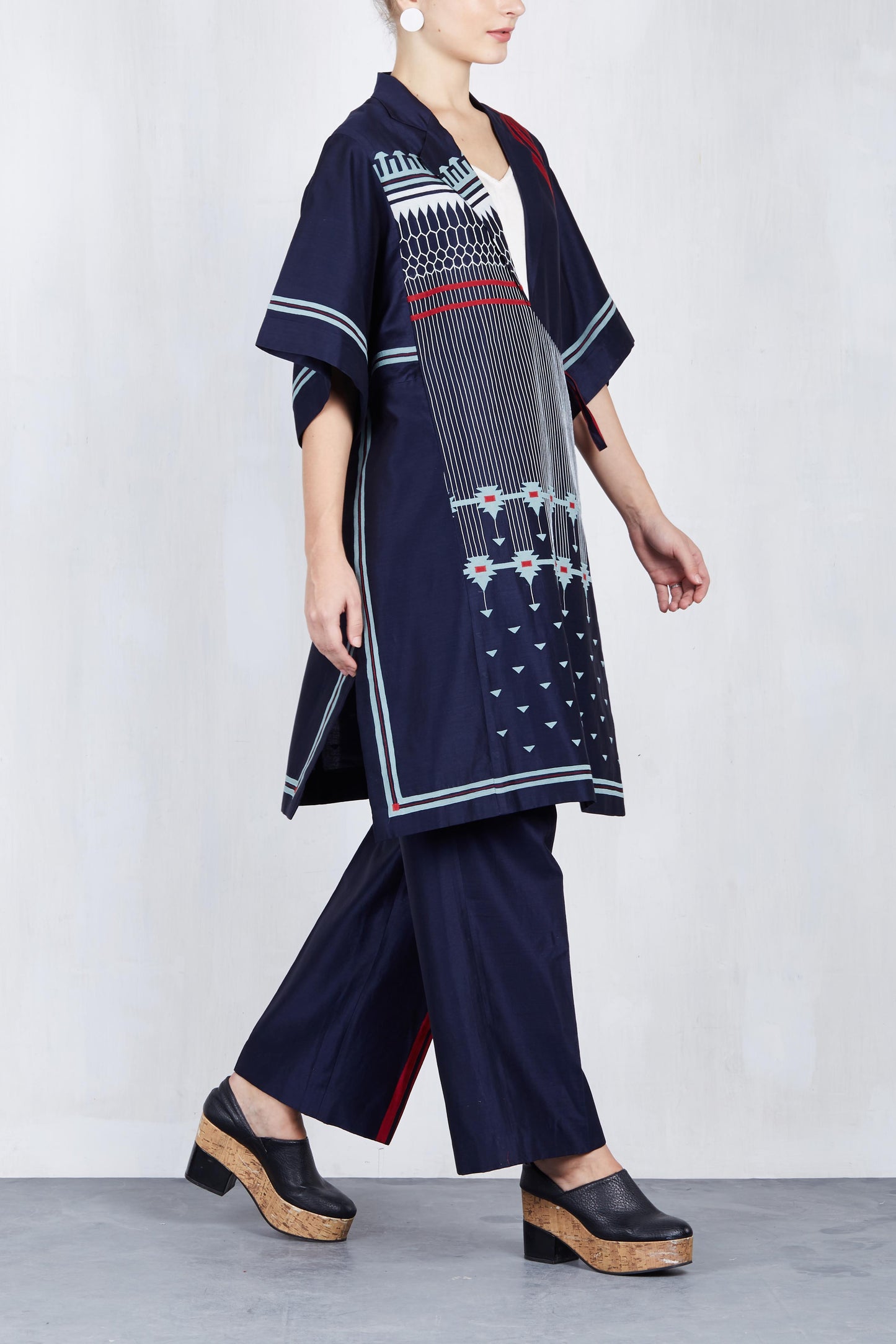 WRAP KAFTAN JACKET SET