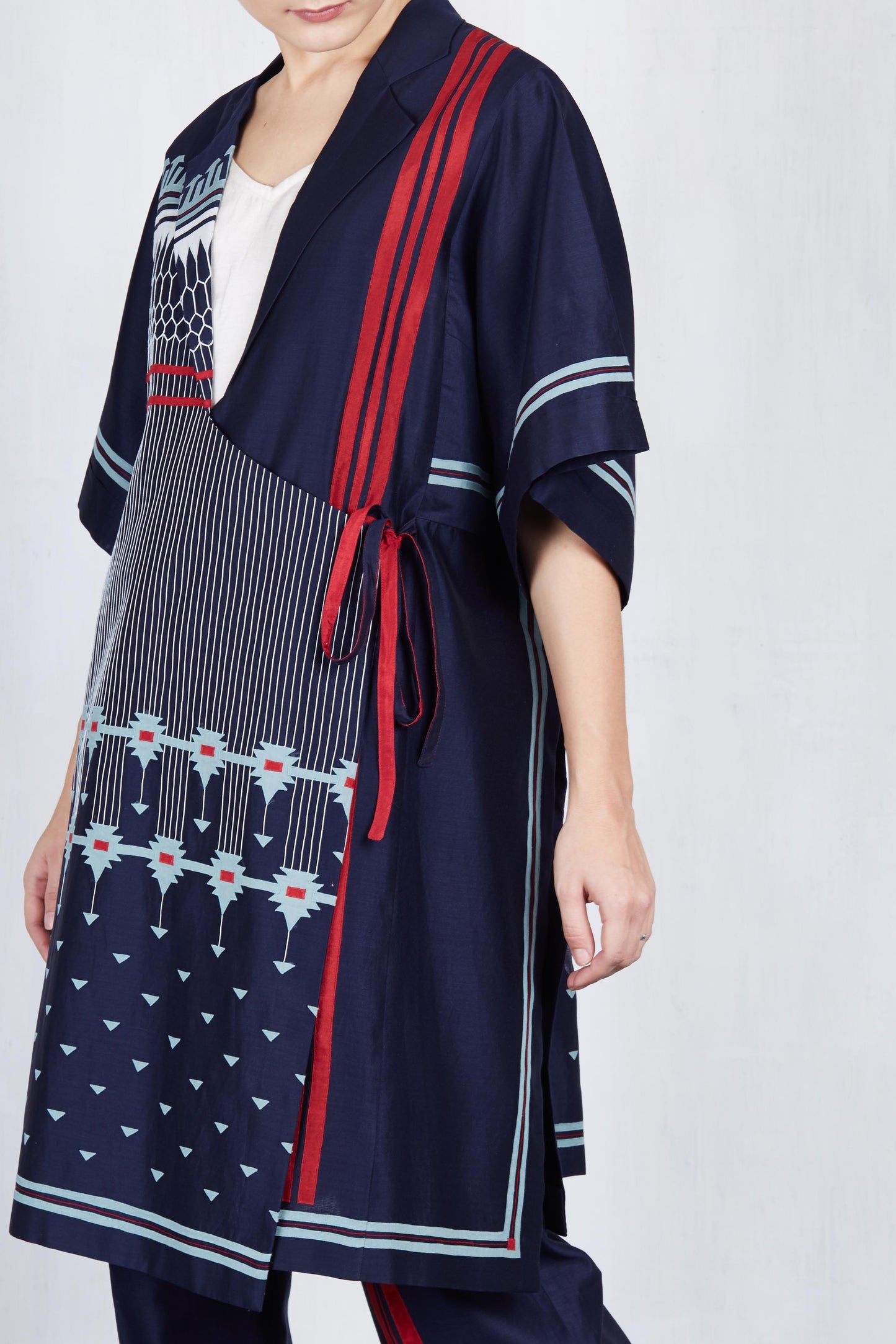 WRAP KAFTAN JACKET SET