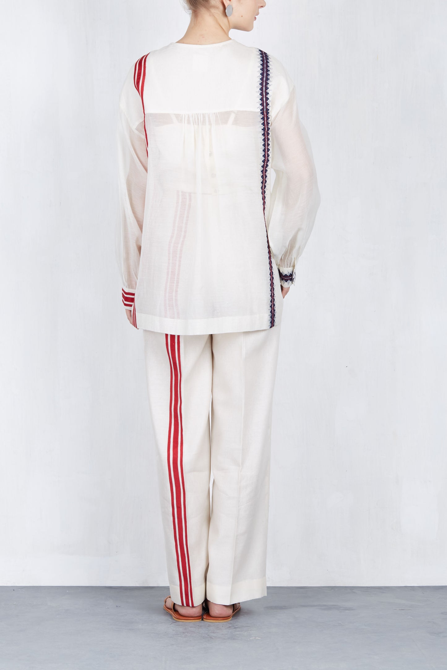 WRAP OVERLAP SHIRT SET