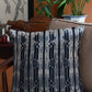 SHIBORI FLORAL STRIPE CUSHION