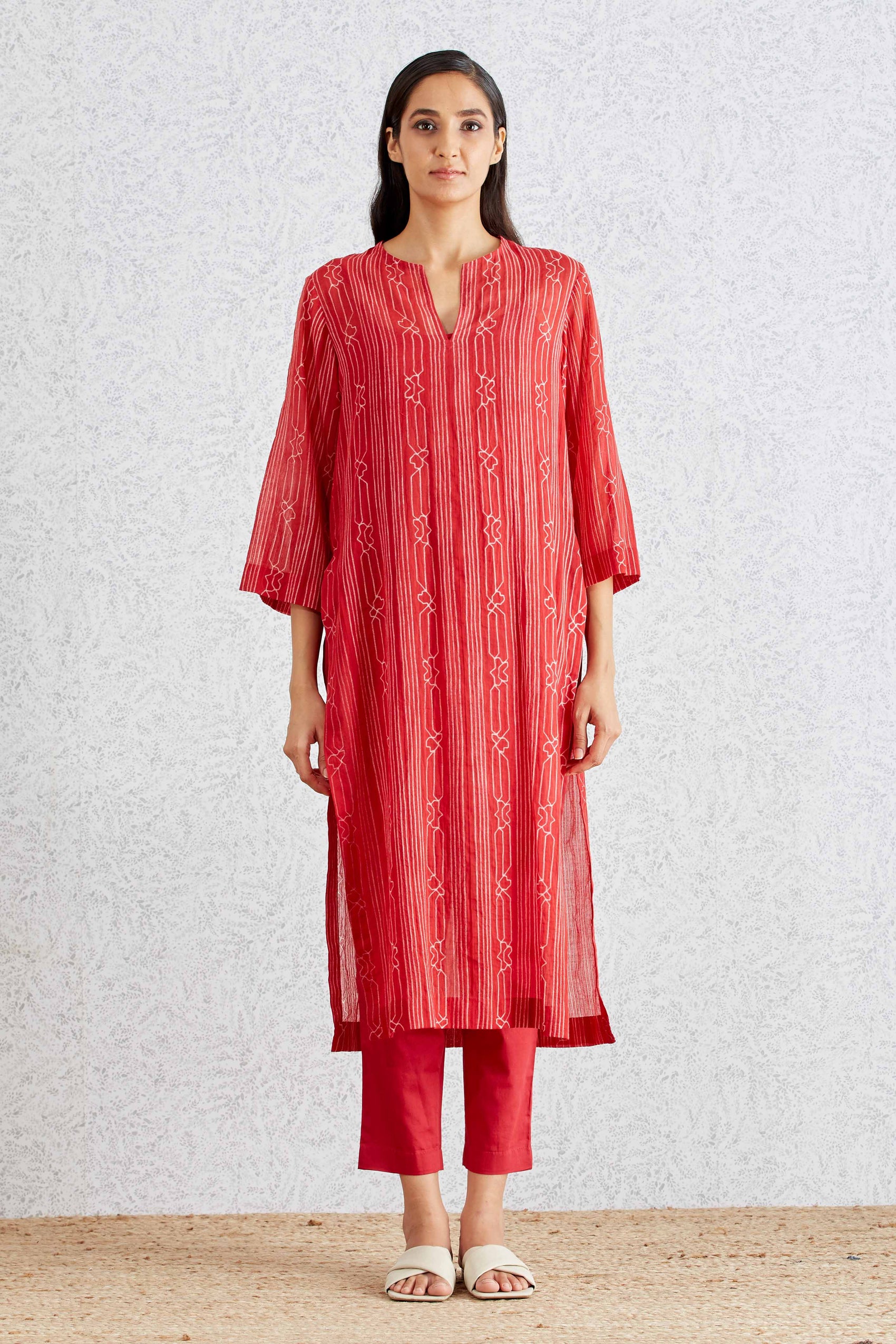 SHIBORI STRAIGHT KAMEEZ