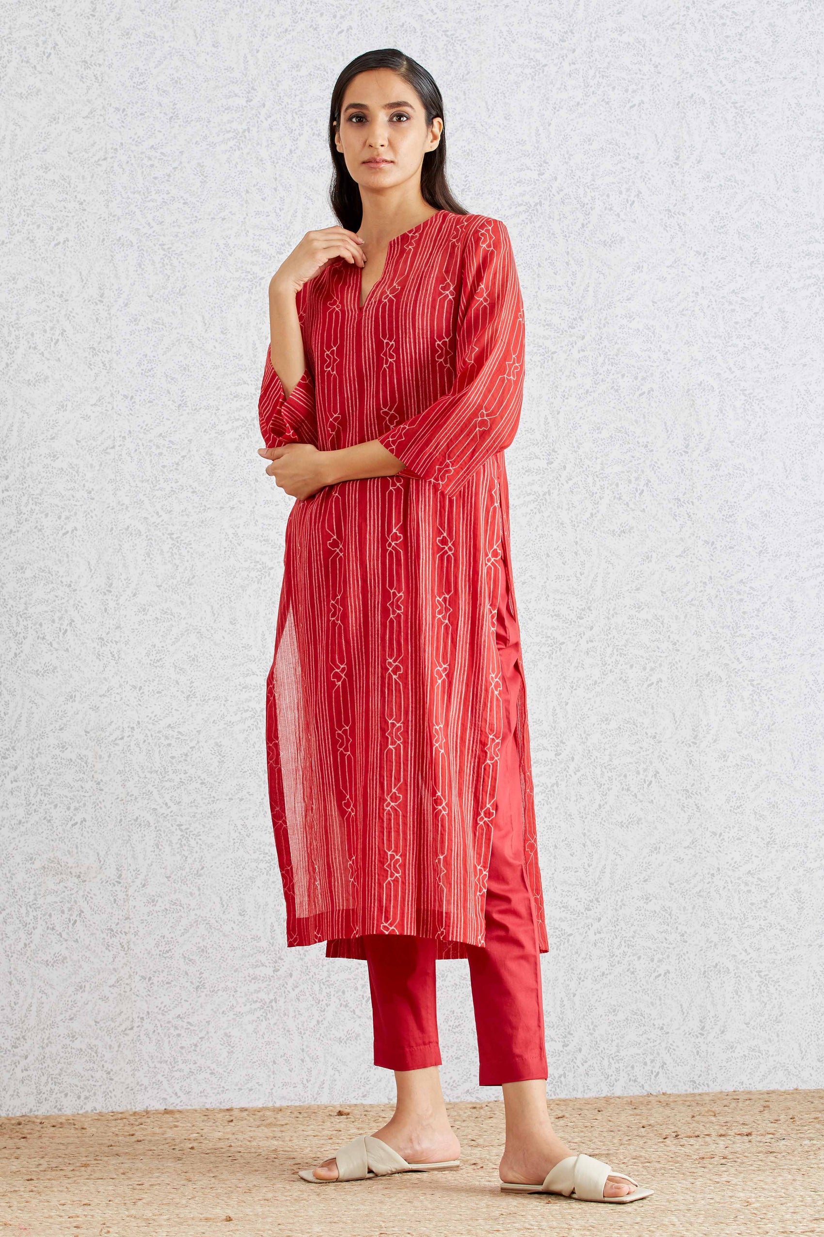SHIBORI STRAIGHT KAMEEZ