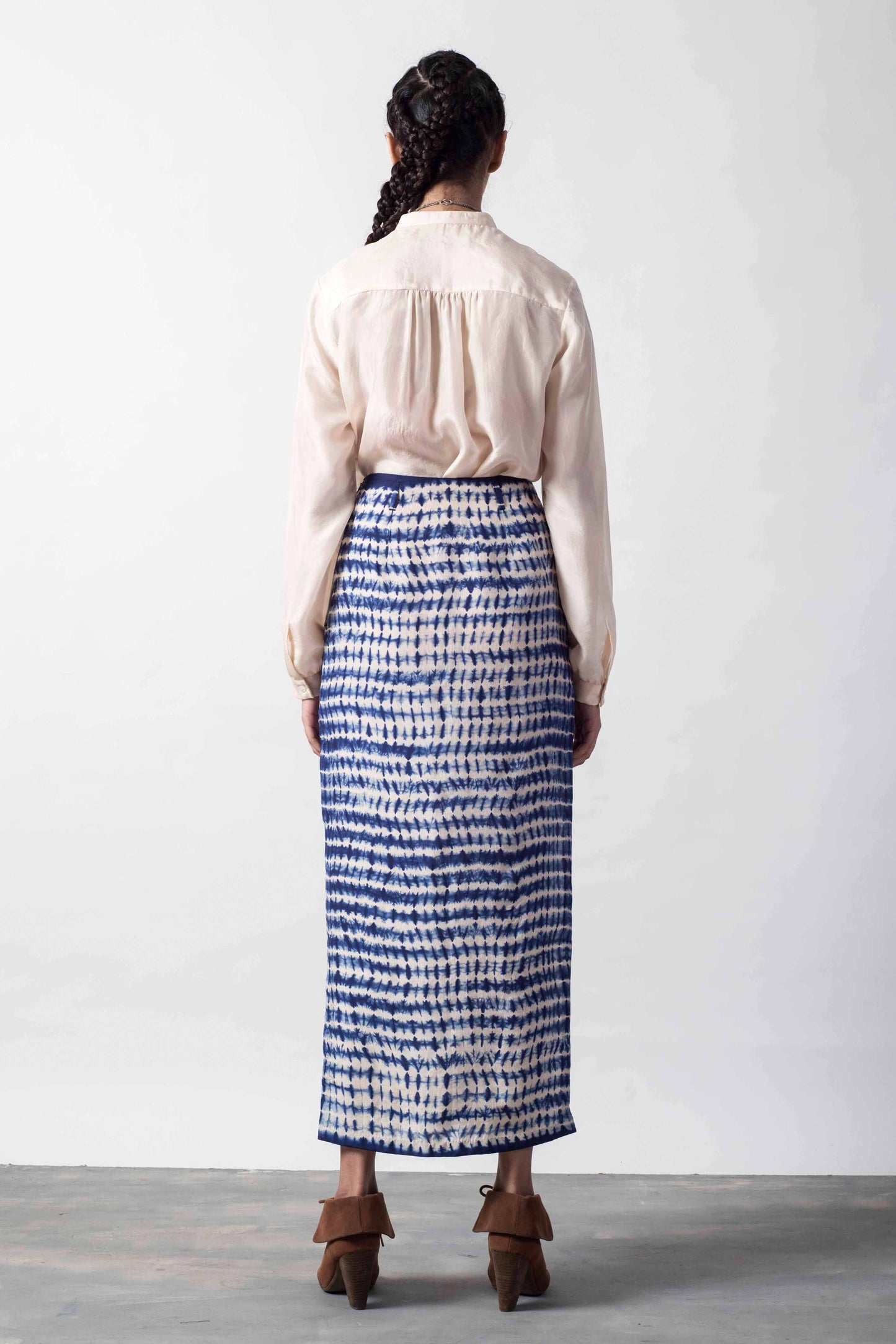 SHIBORI STRAIGHT SKIRT