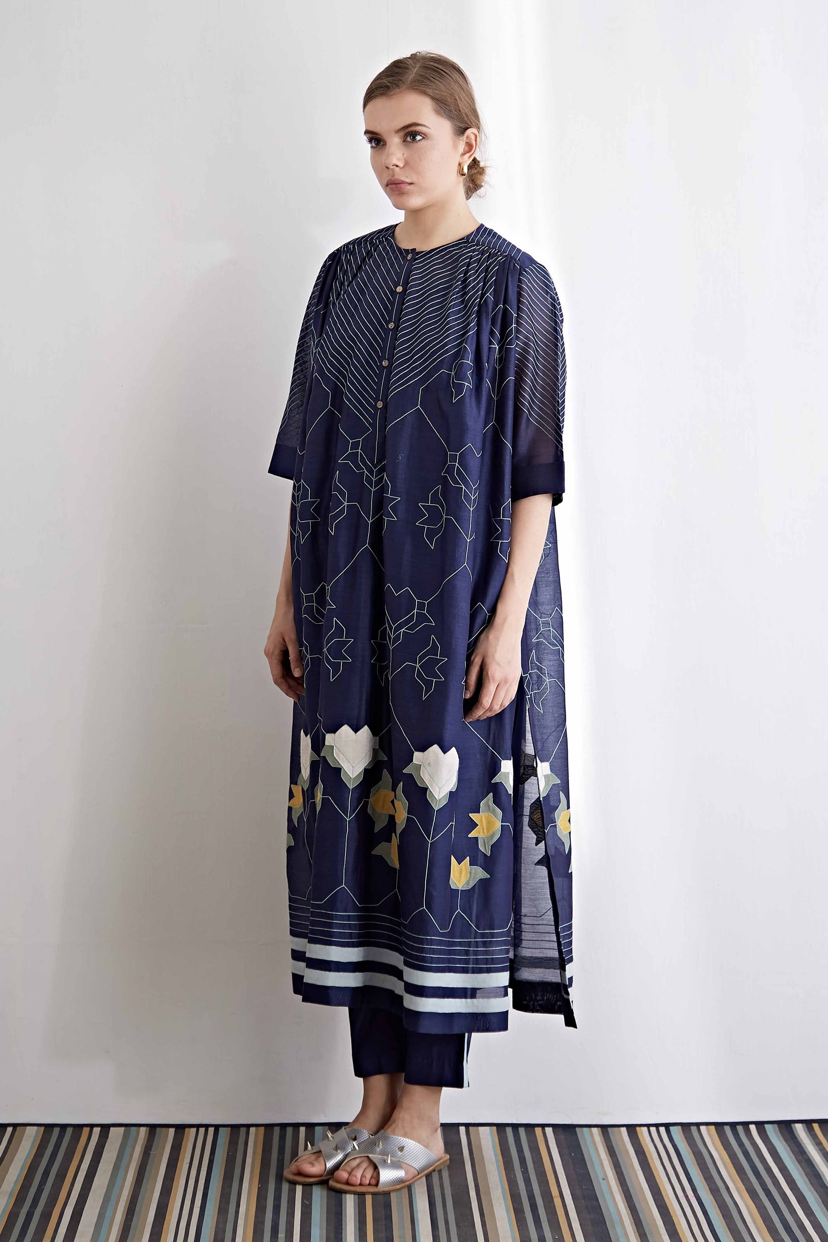 SHOULDER AND YOKE GATHER KAMEEZ