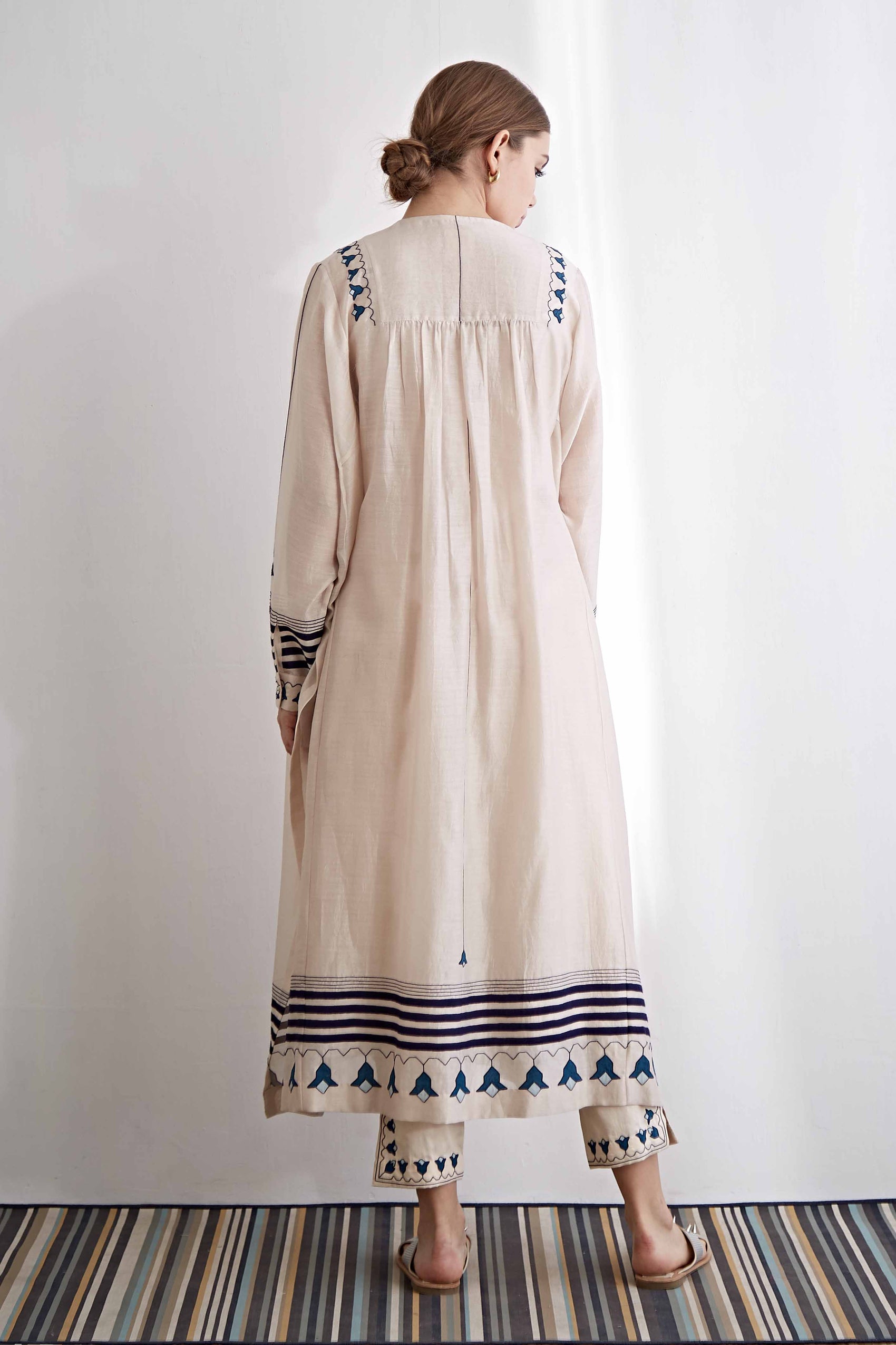 YOKE GATHER KAFTAN