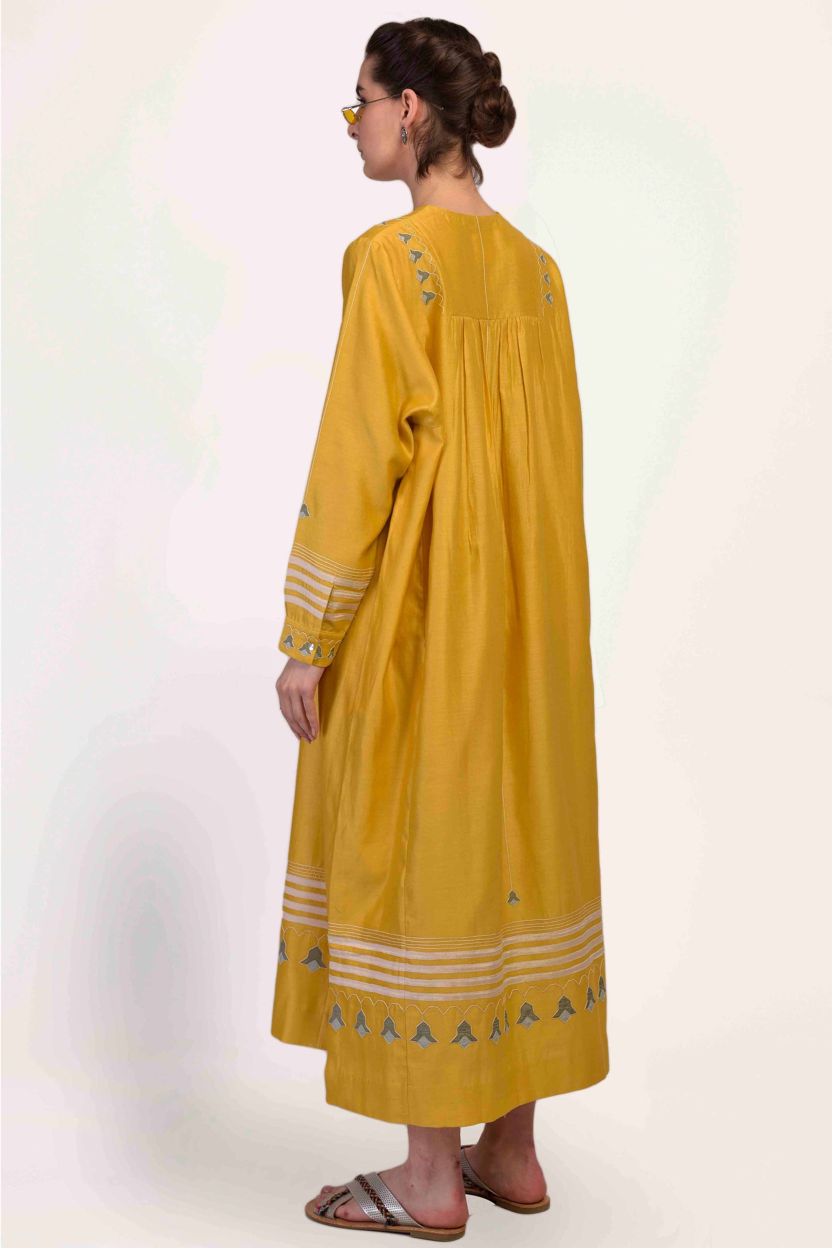 YOKE GATHER KAFTAN